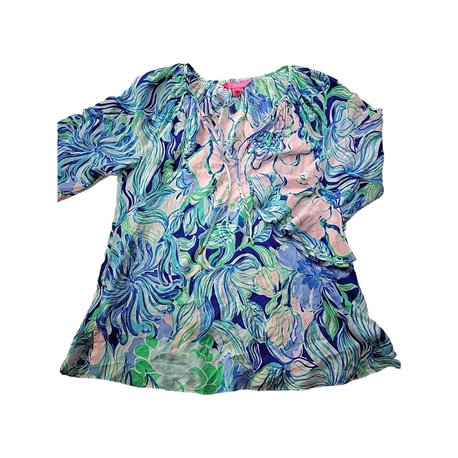 Lilly Pulitzer shops Willa XL L/S Blouse