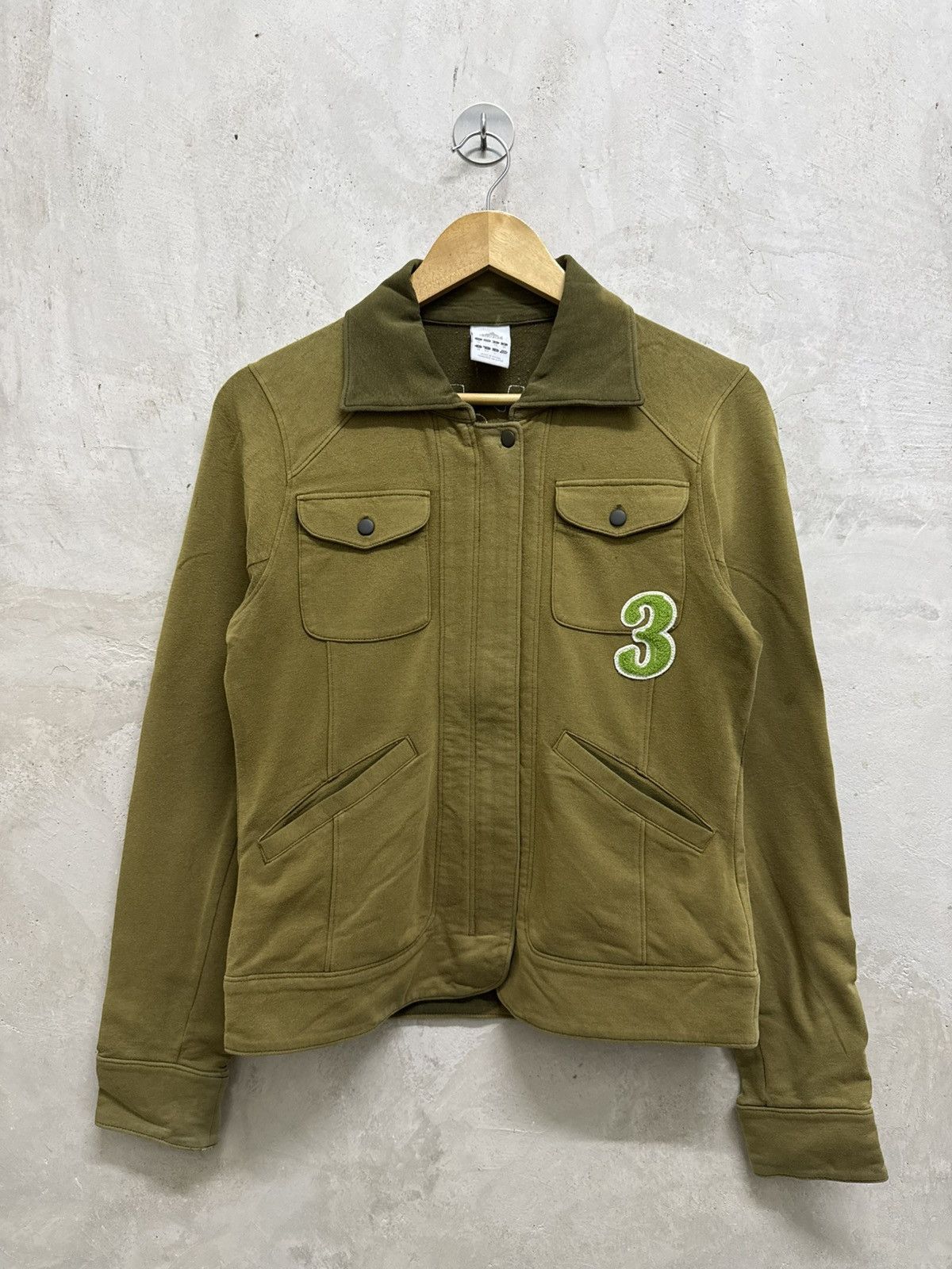 Adidas Sun Faded Adidas 3 Army Olive Sweatshirt Size US XXS / EU 40 - 1 Thumbnail