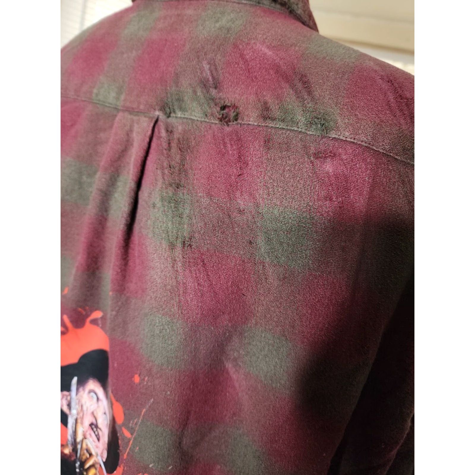 Banana Republic VINTAGE Banana Republic Flannel Shirt Mens L Halloween 80s 90s Halloween Graphic Print Distressed Logo Button Cotton Plaid Size US L / EU 52-54 / 3 - 7 Thumbnail