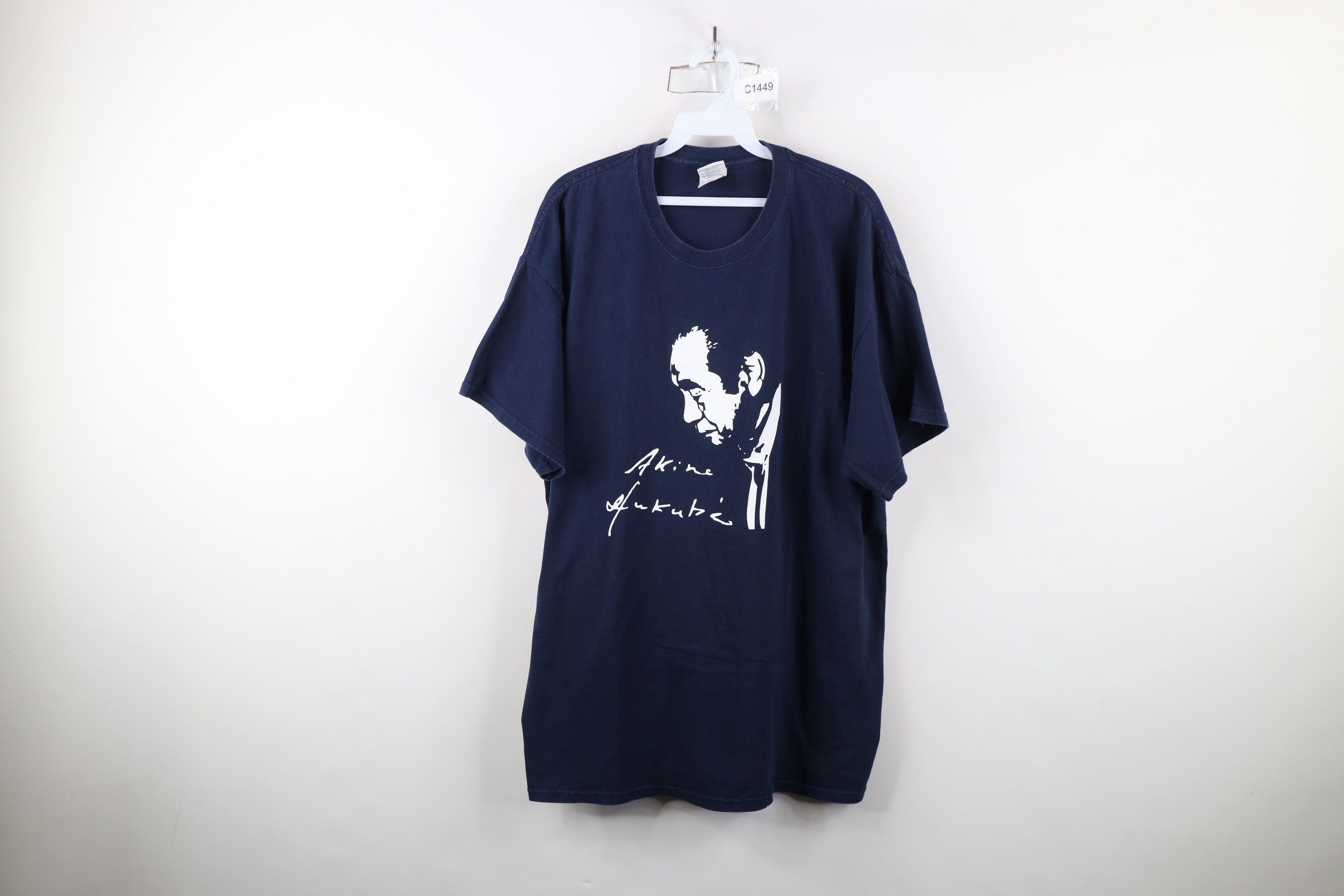 Vintage Vintage 90s Ifukube Godzilla Japan Music Composer T-Shirt Size US XL / EU 56 / 4 - 1 Thumbnail