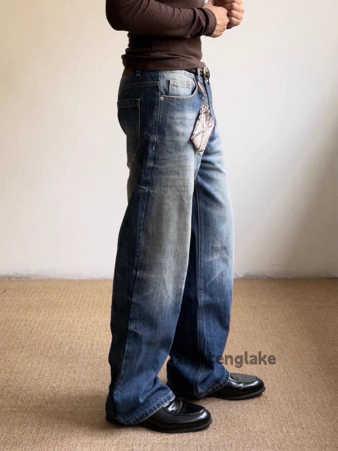 Jean zx washed faded cleanfit yuppie y2k flared jeans Size US 33 - 7 Thumbnail