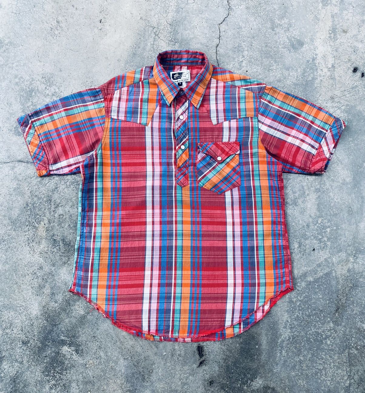 Engineered Garments Vintage Engineered Garments Pullover Button Ups Shirt Size US S / EU 44-46 / 1 - 1 Thumbnail