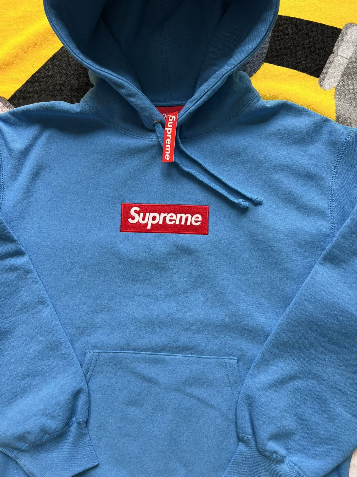 Supreme Supreme Box Logo Hooded Sweatshirt CYAN light blue navy sky Size US M / EU 48-50 / 2 - 4 Thumbnail