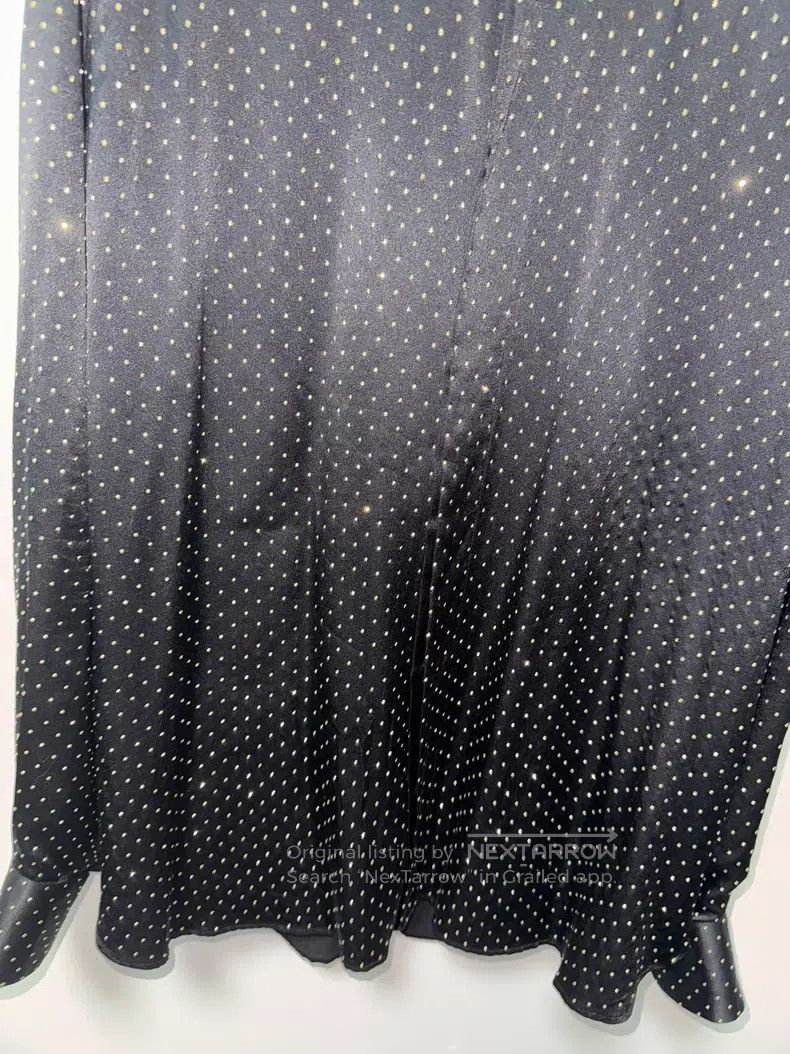 Saint Laurent Paris Saint Laurent Paris All Studs Mulberry Silk Black Samurai Size XS / US 0-2 / IT 36-38 - 5 Thumbnail
