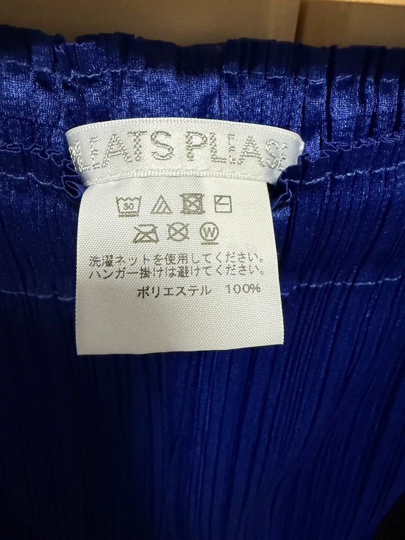 Issey Miyake Issey Miyake size:5 Loose wide-leg pants in a pleated blue Size 23" - 2 Thumbnail