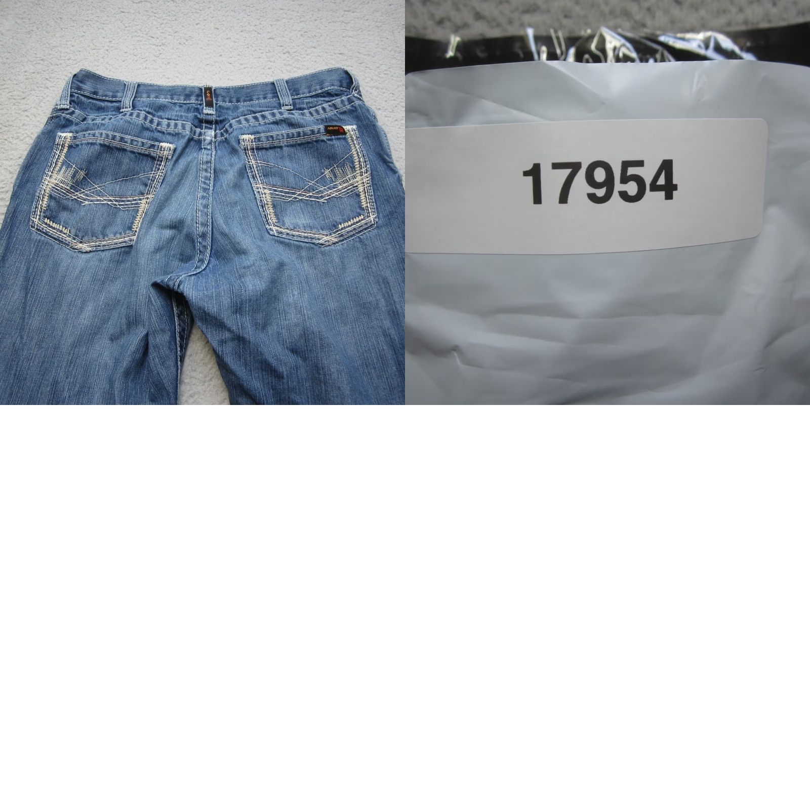 Ariat Ariat FR M4 Jeans Mens 35 Blue Relaxed Boot Cut Flame Resistant Work Denim Size US 35 - 9 Thumbnail