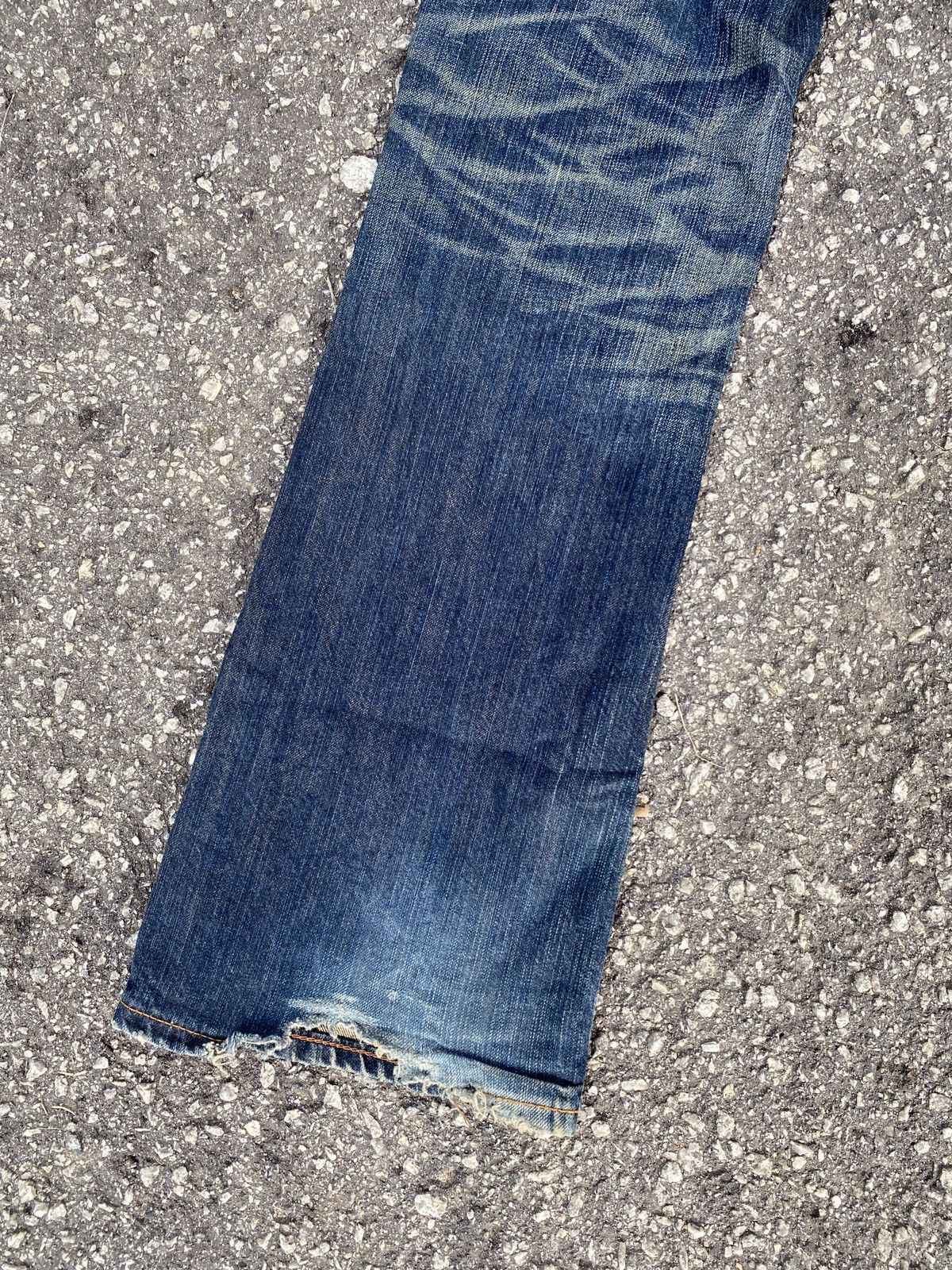 Cowboy Equipment × Edwin × Japanese Brand Edwin Claws Mark Design Flare Distressed Western Cowboycore Size US 32 / EU 48 - 11 Thumbnail