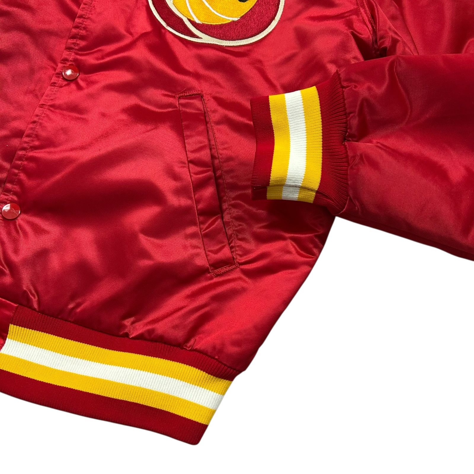 NBA RARE VTG 90s HOUSTON ROCKETS STARTER SATIN BOMBER JACKET Size US M / EU 48-50 / 2 - 4 Thumbnail