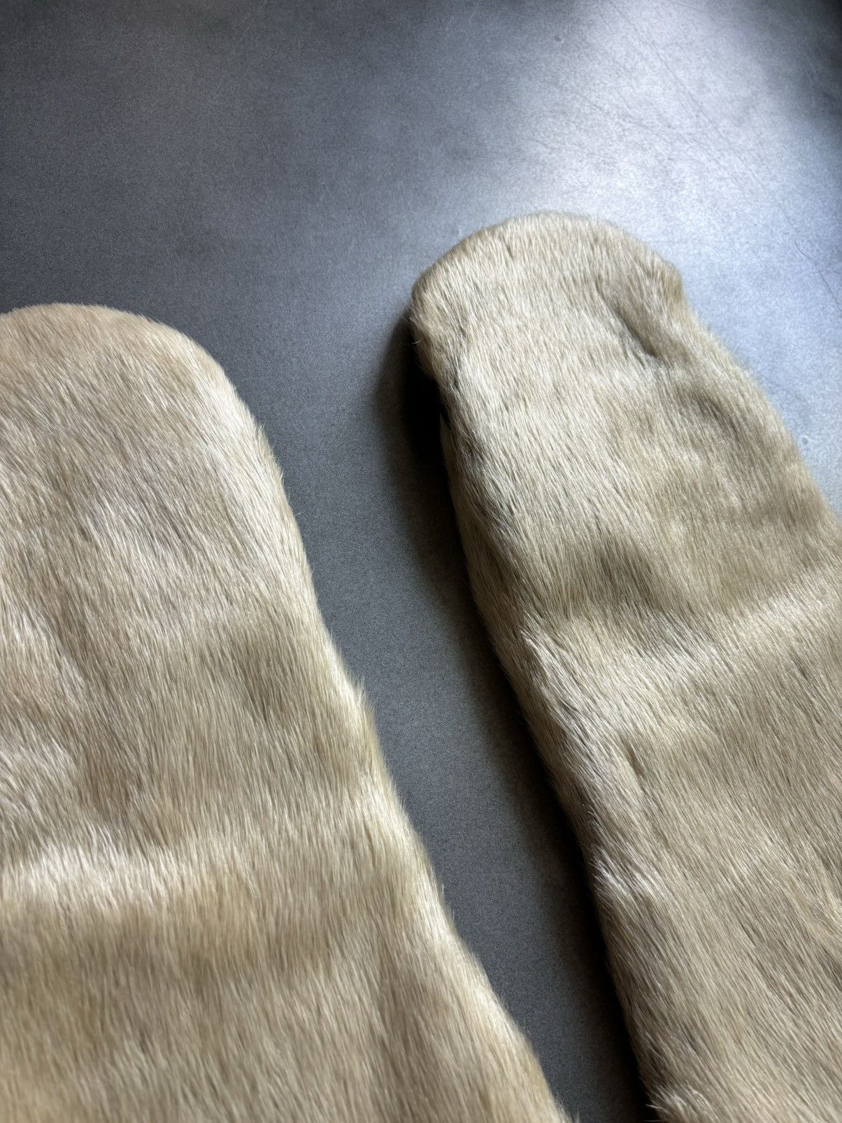 Leather × Vintage Vintage Sealskin Gauntlets Antique Seal Fur Mittens Gloves Size ONE SIZE - 9 Thumbnail