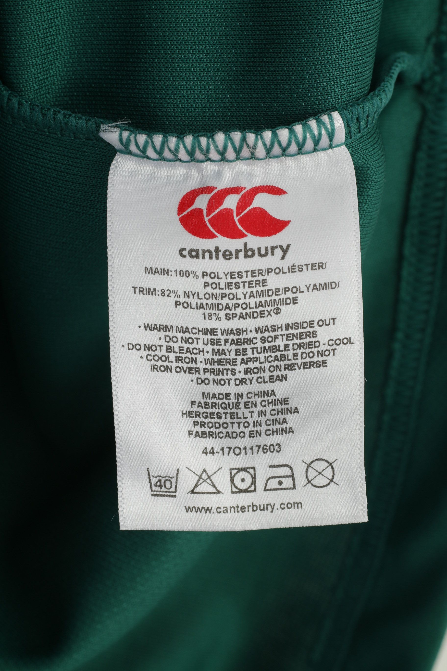 Vintage Canterbury Men M T-Shirt Green Sport Training Vintage 10647 Size US M / EU 48-50 / 2 - 7 Thumbnail