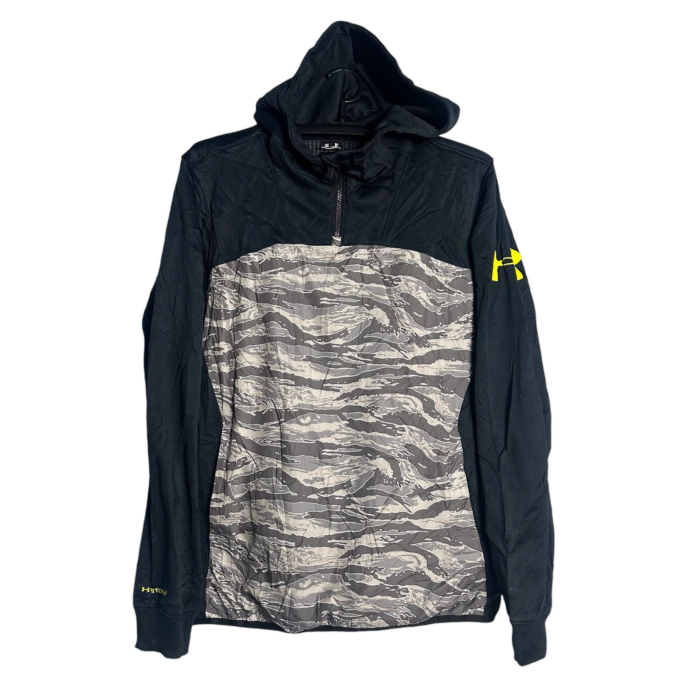 Sports Specialties × Under Armour 🔥RARE🔥Under Armour Black Forest Camo Half-Zipp Hoodie Size US L / EU 52-54 / 3 - 1 Thumbnail