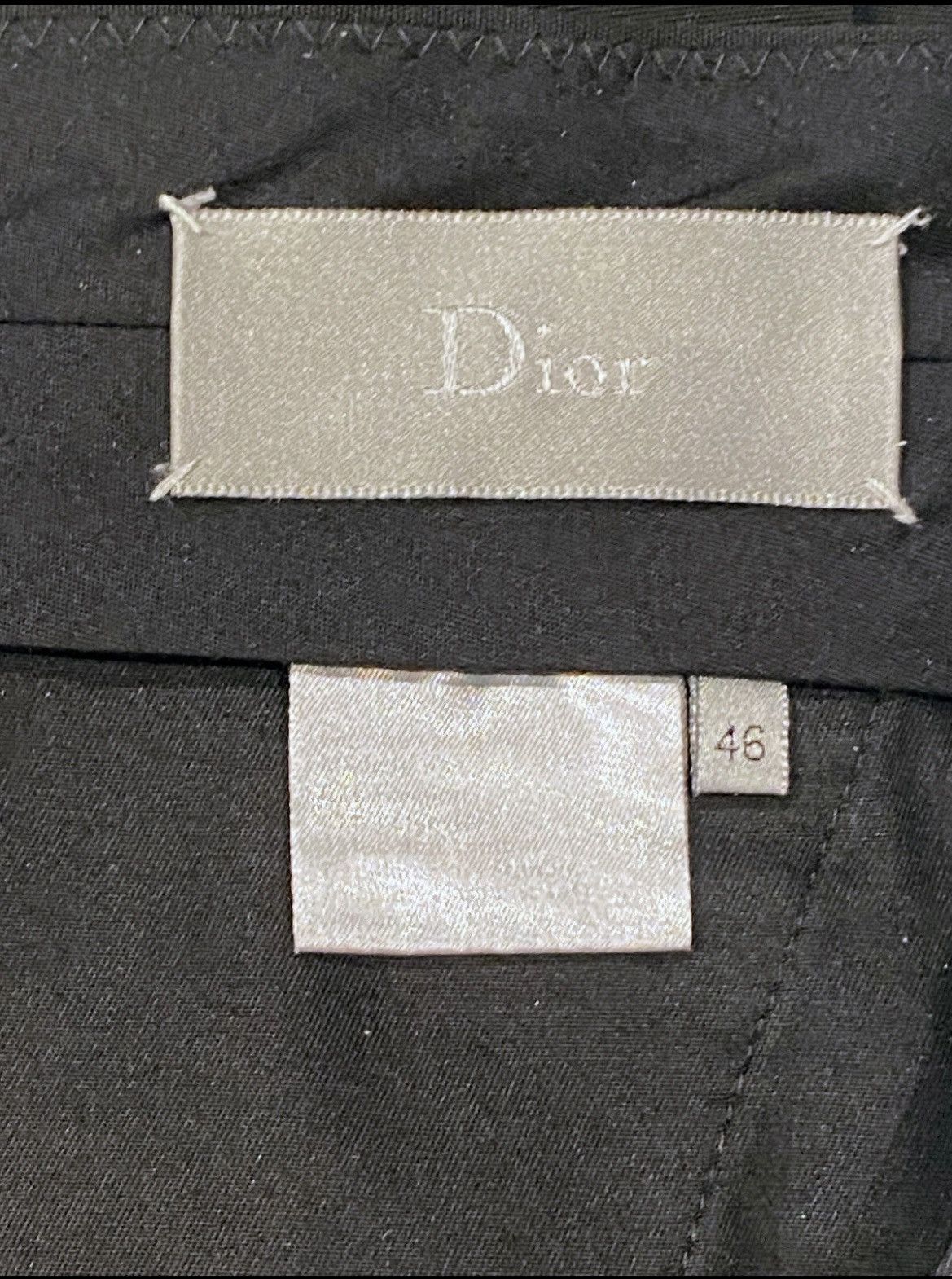 Dior Dior Homme Hedi Slimane A/W04 Black Pants Leather Details Size US 32 / EU 48 - 4 Thumbnail