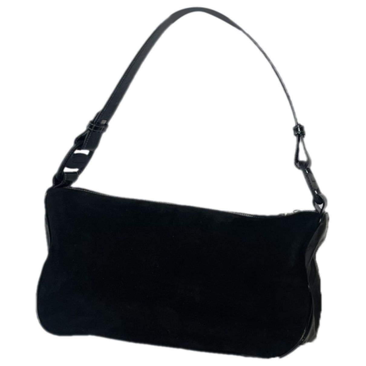 Salvatore Ferragamo Black Patent Leather Handbag Size ONE SIZE - 1 Thumbnail