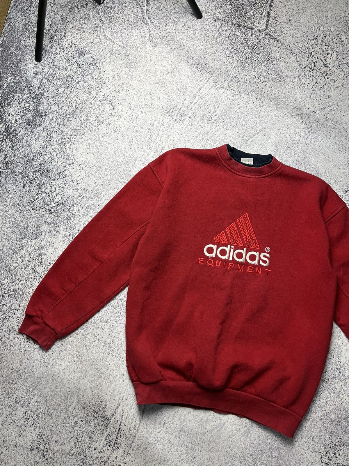 Adidas Vintage 90s Adidas Equipment Big Logo Spell Out Sweatshirt Size US S / EU 44-46 / 1 - 2 Thumbnail