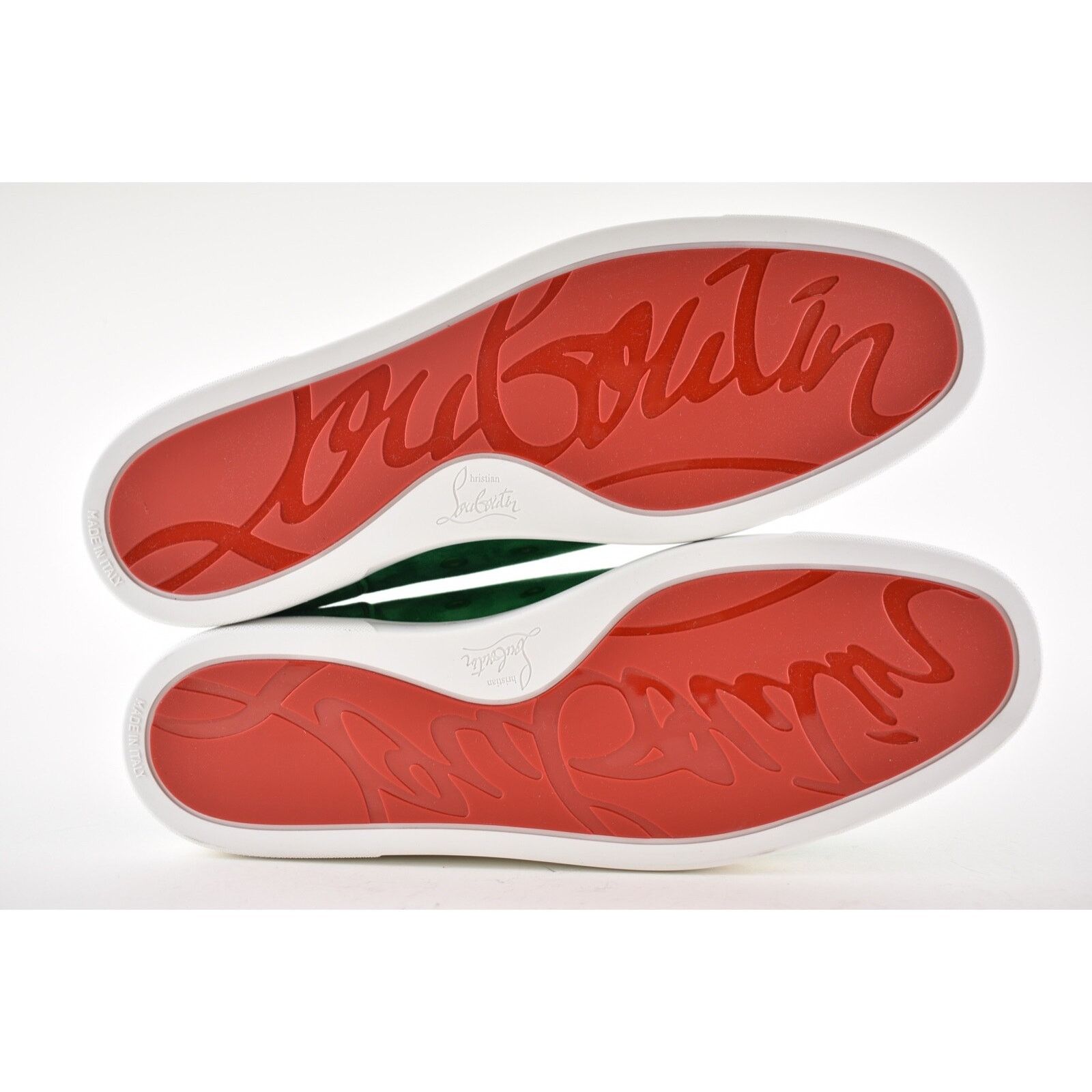 Christian Louboutin Christian Louboutin Louis Junior Flat Mens Irish Green Low Size US 12 / EU 45 - 12 Thumbnail