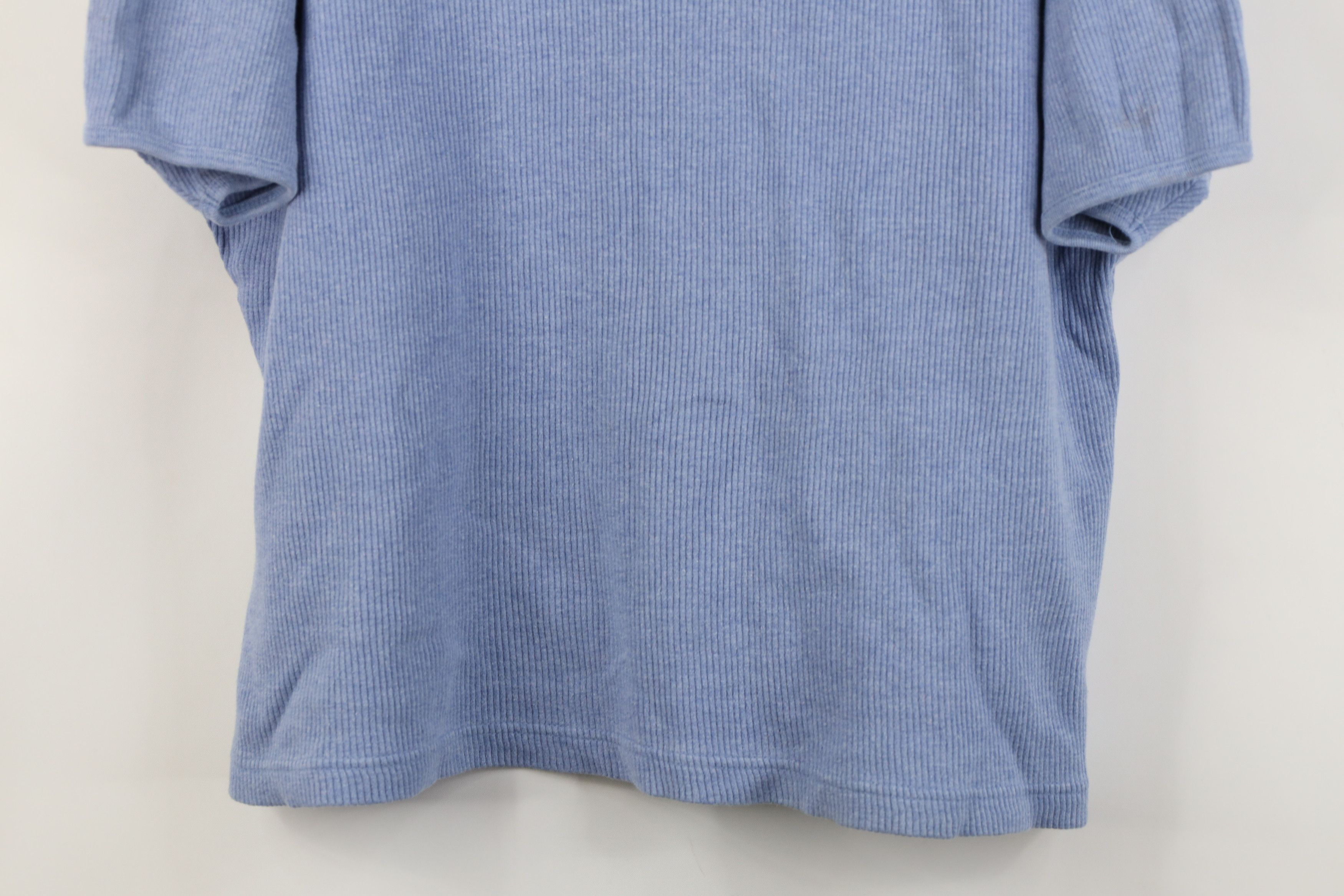 Vintage Vintage 90s Y2K Streetwear Boxy Cropped Ribbed Knit T-Shirt Size L / US 10 / IT 46 - 3 Thumbnail