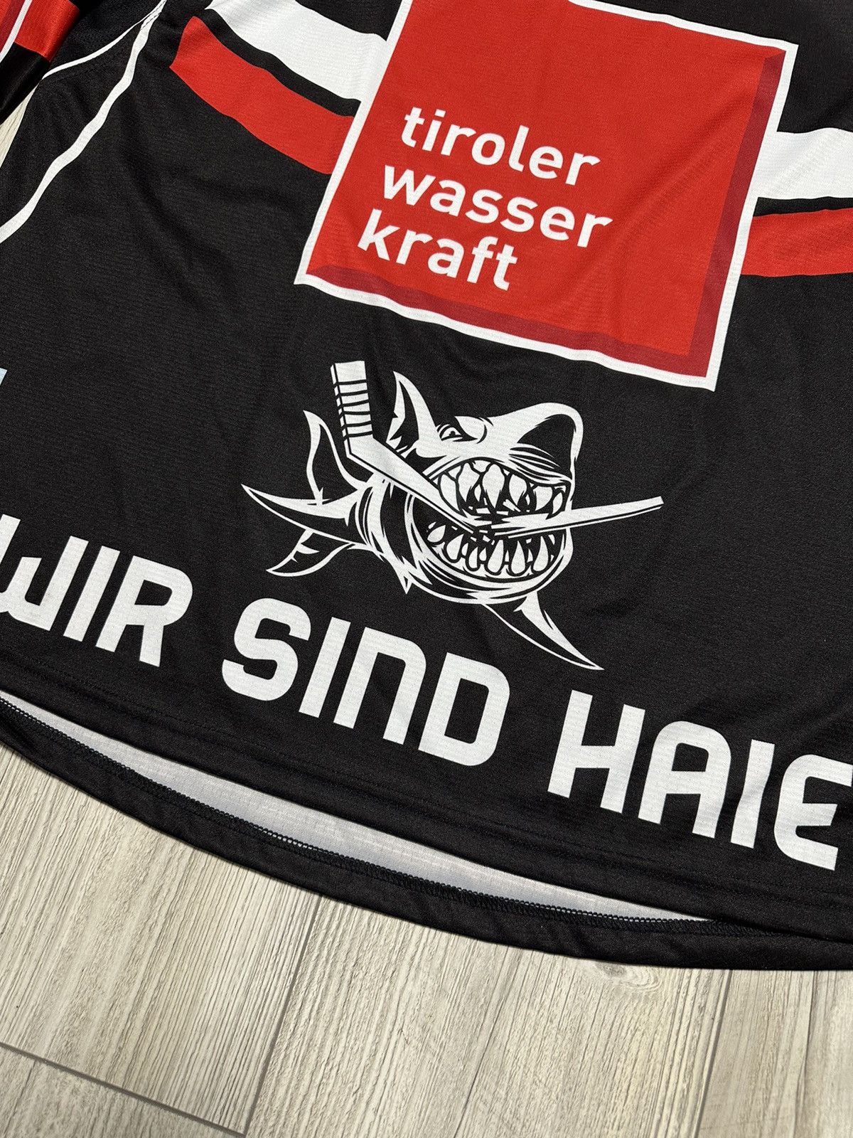 NHL HC Tiroler Wasserkraft Innsbruck Die Haie Jersey #44 Guimond Size US XL / EU 56 / 4 - 2 Thumbnail