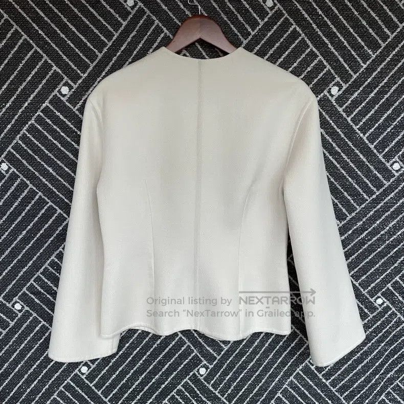 Hermes Hermes Double-sided cashmere open-front cardigan, beige, p Size XS / US 0-2 / IT 36-38 - 2 Thumbnail