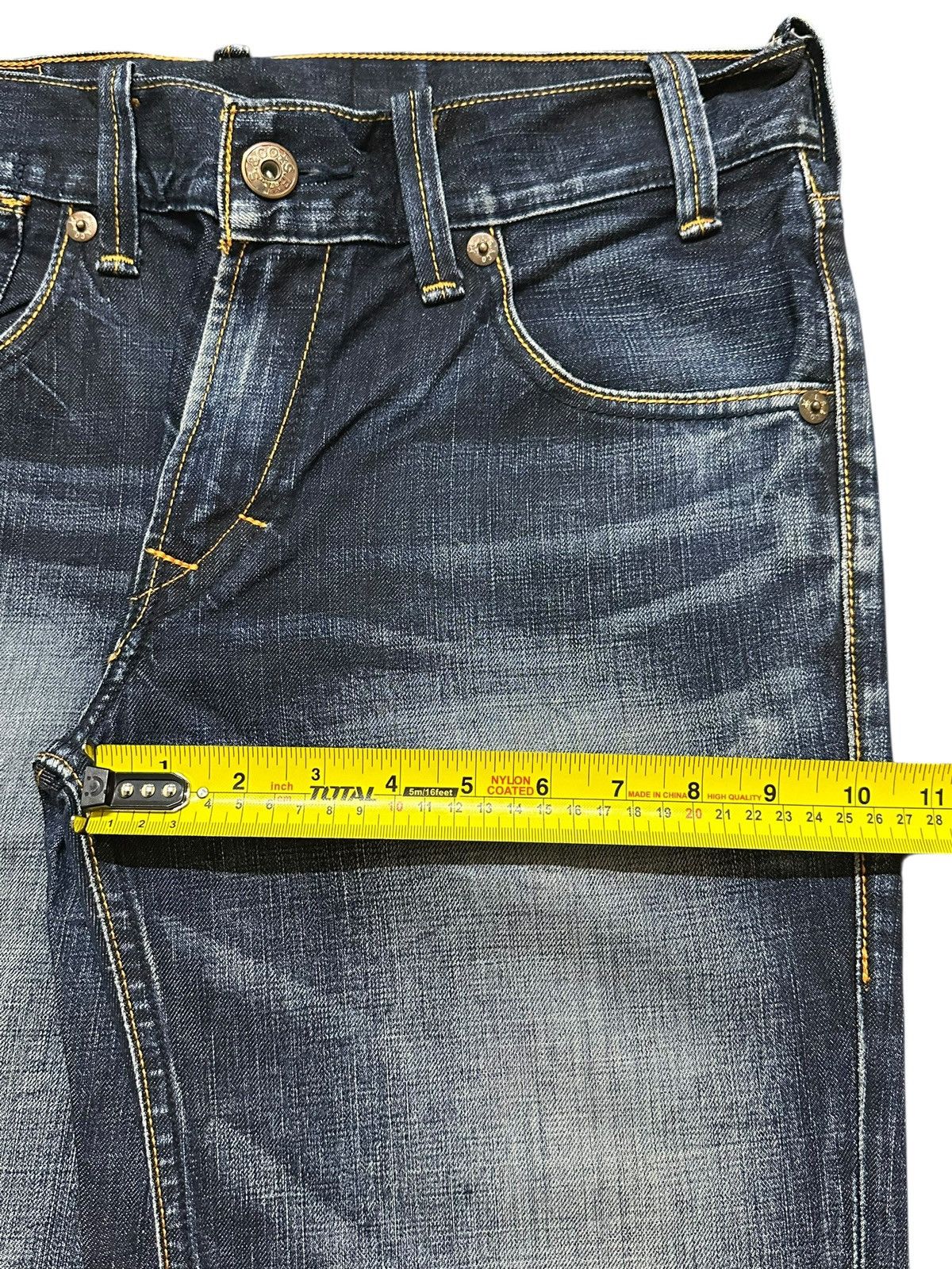 Levi's Vintage Levis 504 Blue Faded Wash Style Distress Loose Jeans Size US 32 / EU 48 - 14 Thumbnail
