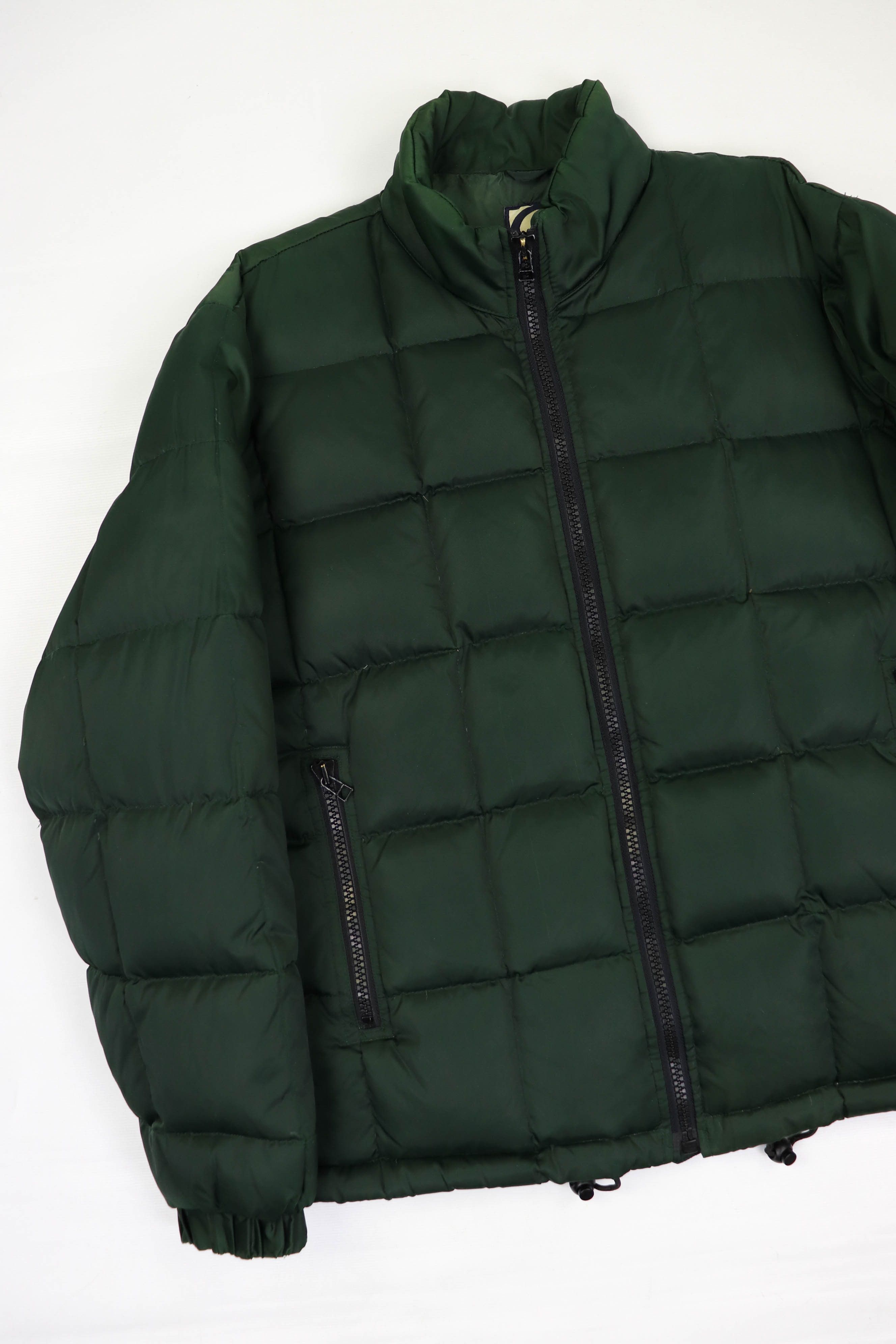 Gap Gap Vintage Green Nylon 3D Panels Quilted Puffer Down Jacket Size US M / EU 48-50 / 2 - 4 Thumbnail