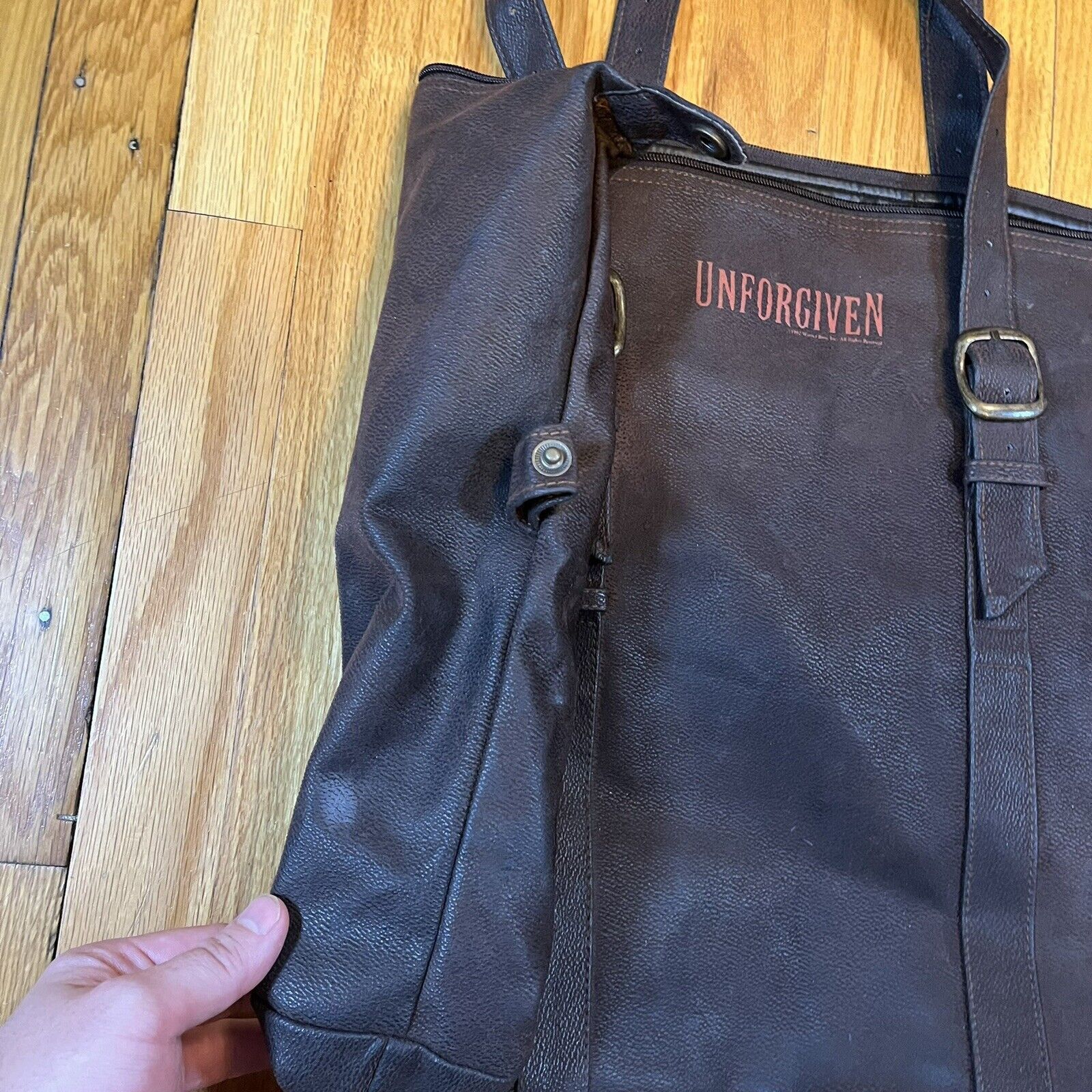 Warner Bros Unforgiven Clint Eastwood Promo Faux Leather Duffel Bag Size ONE SIZE - 2 Thumbnail