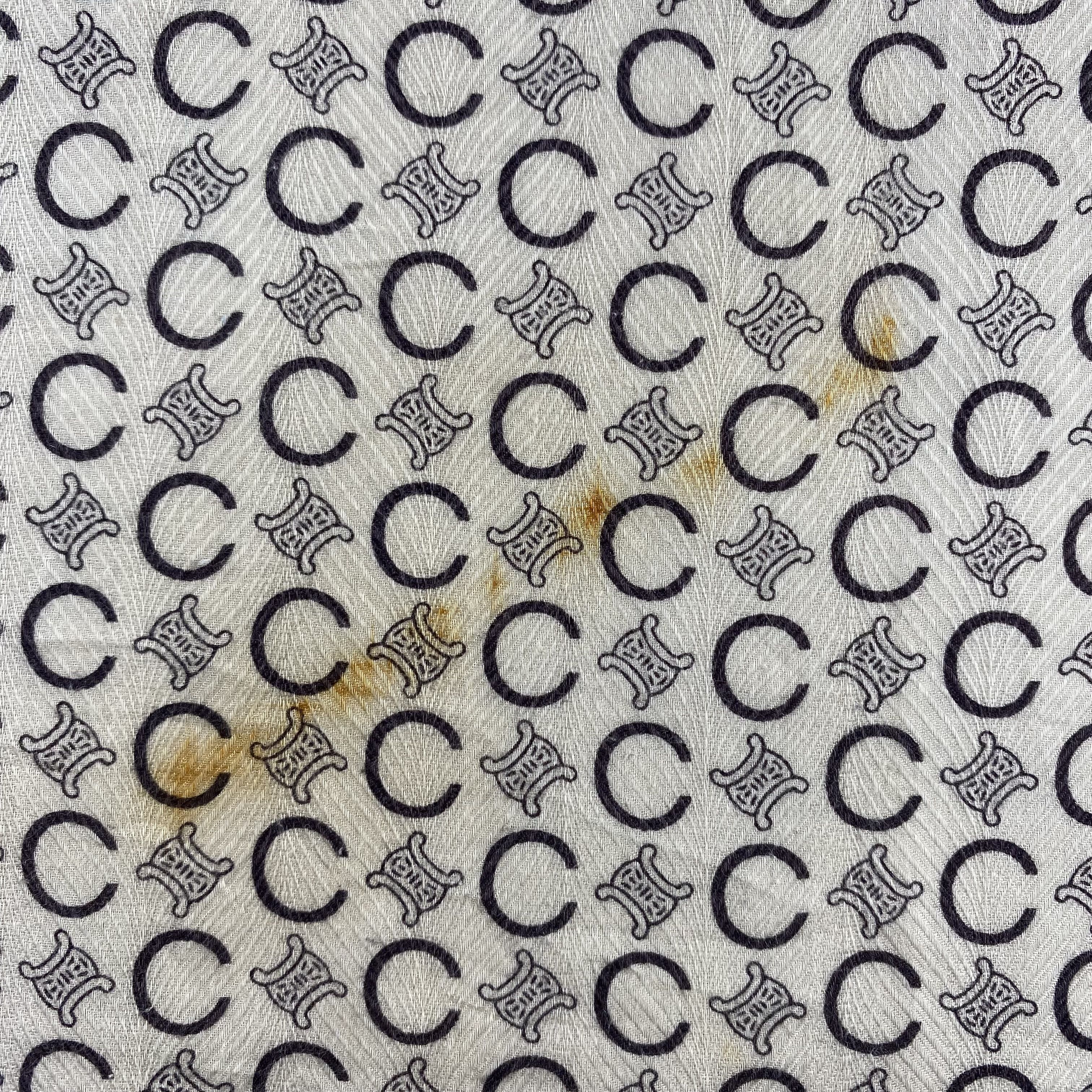 Celine × Vintage Celine Handkerchief / Neckerchief / Bandana-P1048 Size ONE SIZE - 4 Thumbnail