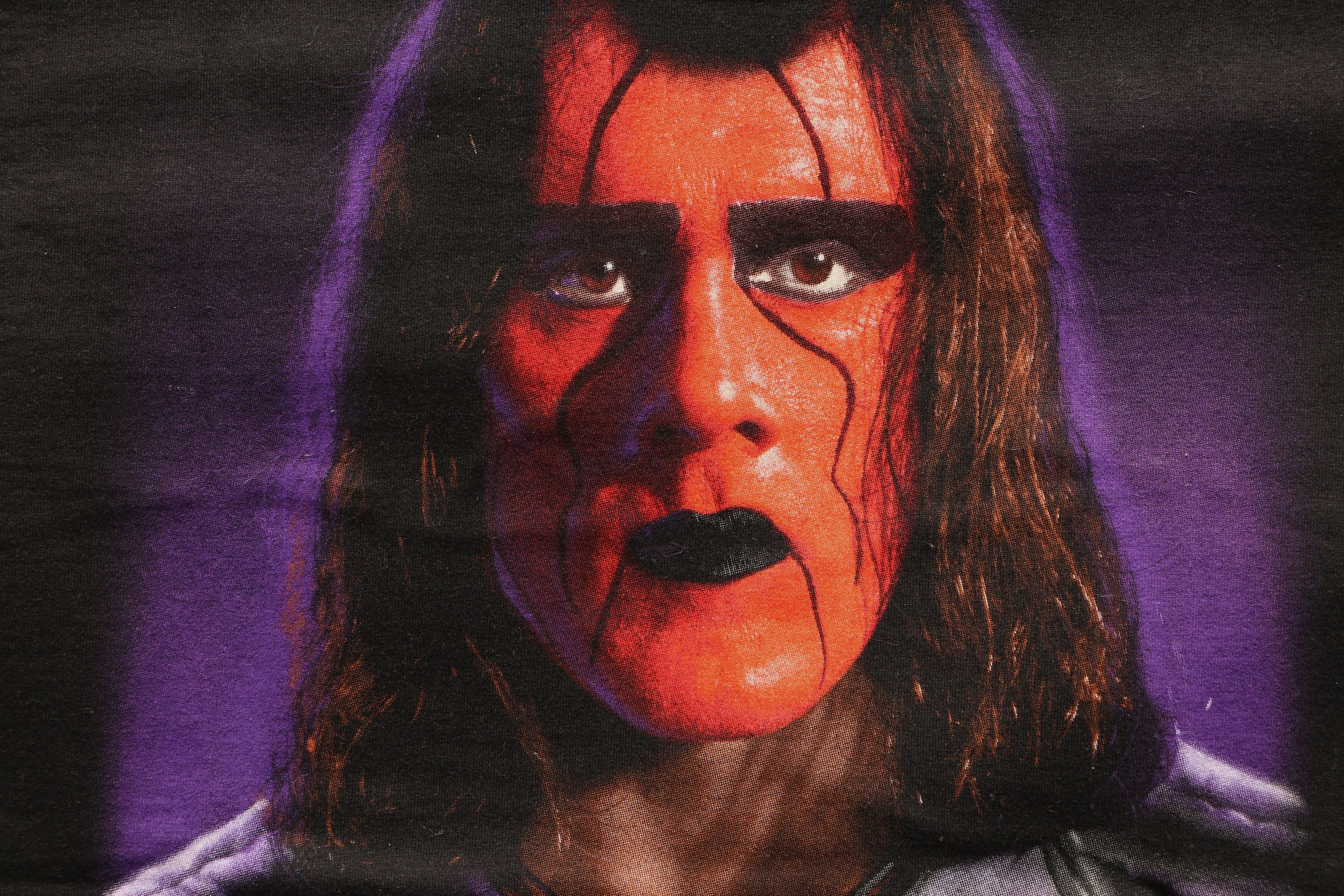 WCW/nWo Vintage Black T-shirt – Sting NWO Wolfpack – Made in USA Size US M / EU 48-50 / 2 - 2 Thumbnail