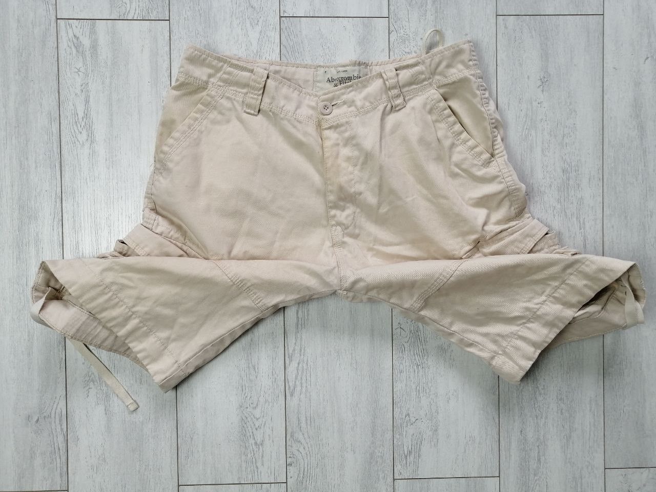 Abercrombie & Fitch × Vintage Vintage Abercrombie Fitch Faded Cargo Shorts Size 34 Size US 34 / EU 50 - 2 Thumbnail