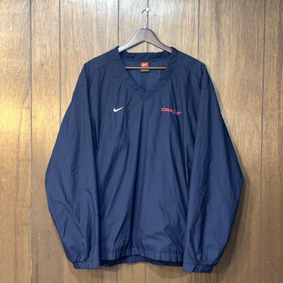 Nike Nike Team Oracle Windbreaker Pullover Mens M Navy Blue Size US M / EU 48-50 / 2 - 1 Thumbnail