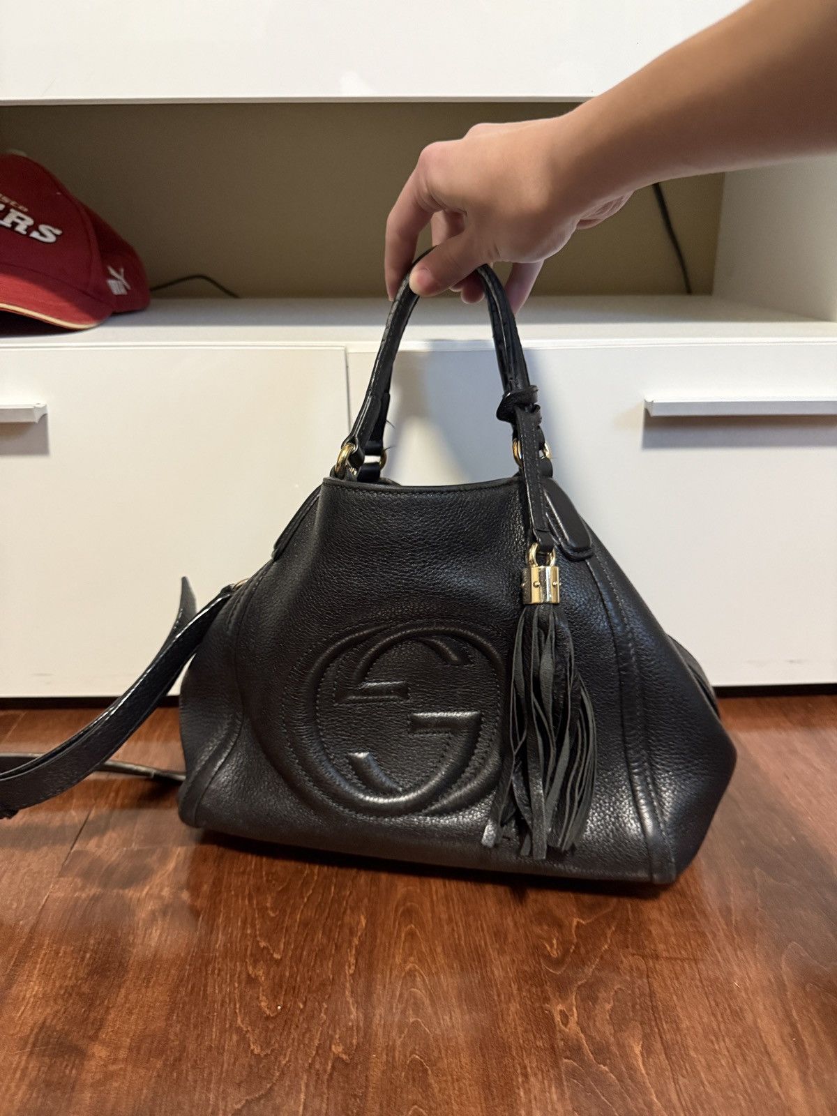 Gucci soho hobo black sales
