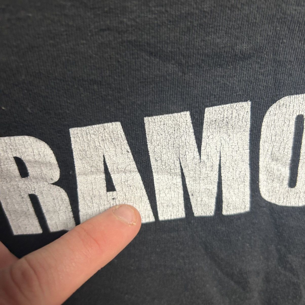 Band Tees Vintage Ramones Forever Big Graphic Logo rock band tee sizeL Size US L / EU 52-54 / 3 - 8 Thumbnail
