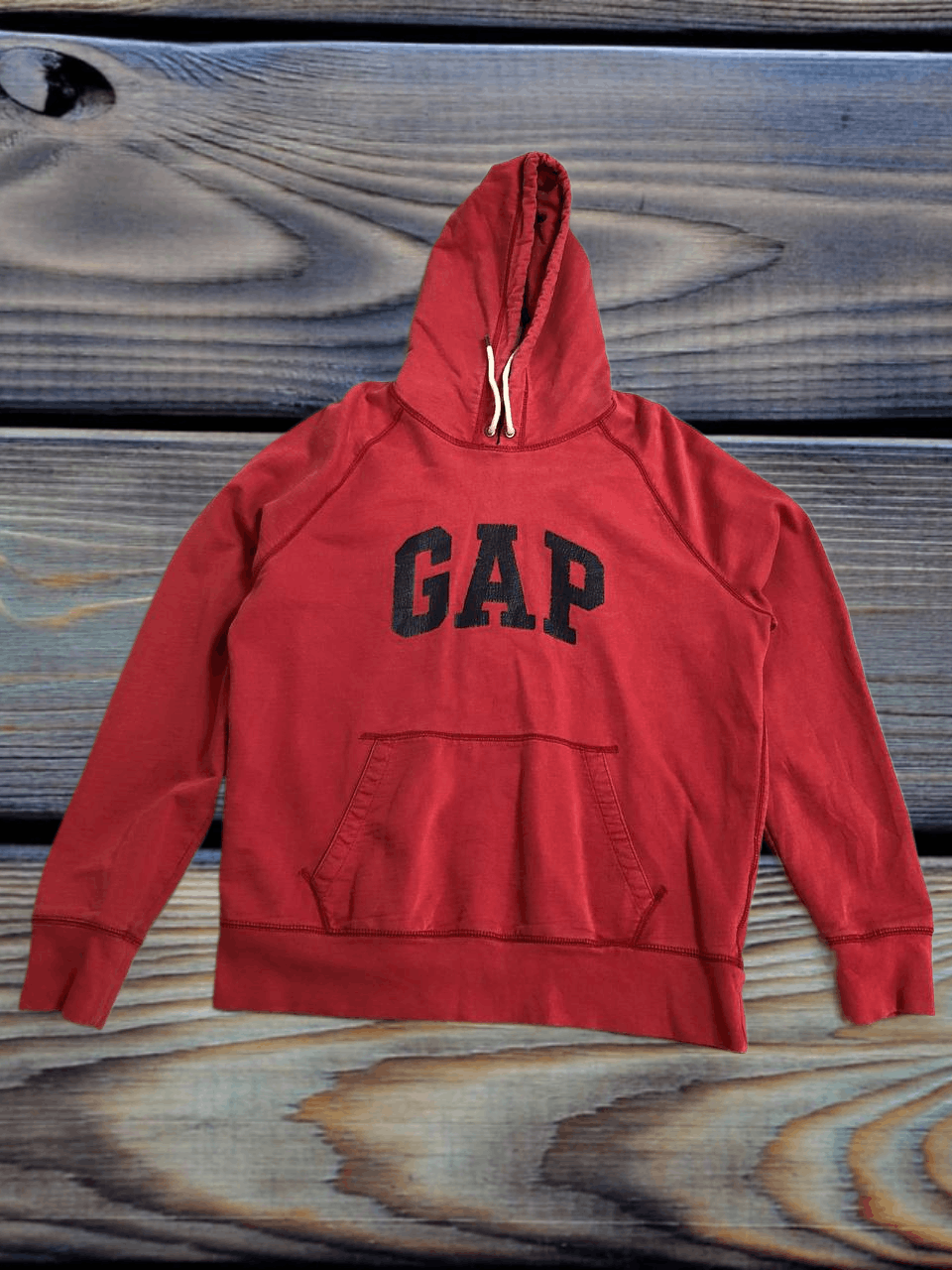 Gap Gap Fleece Sweatshirt Vtg Hooded Hoodie Size US L / EU 52-54 / 3 - 1 Thumbnail