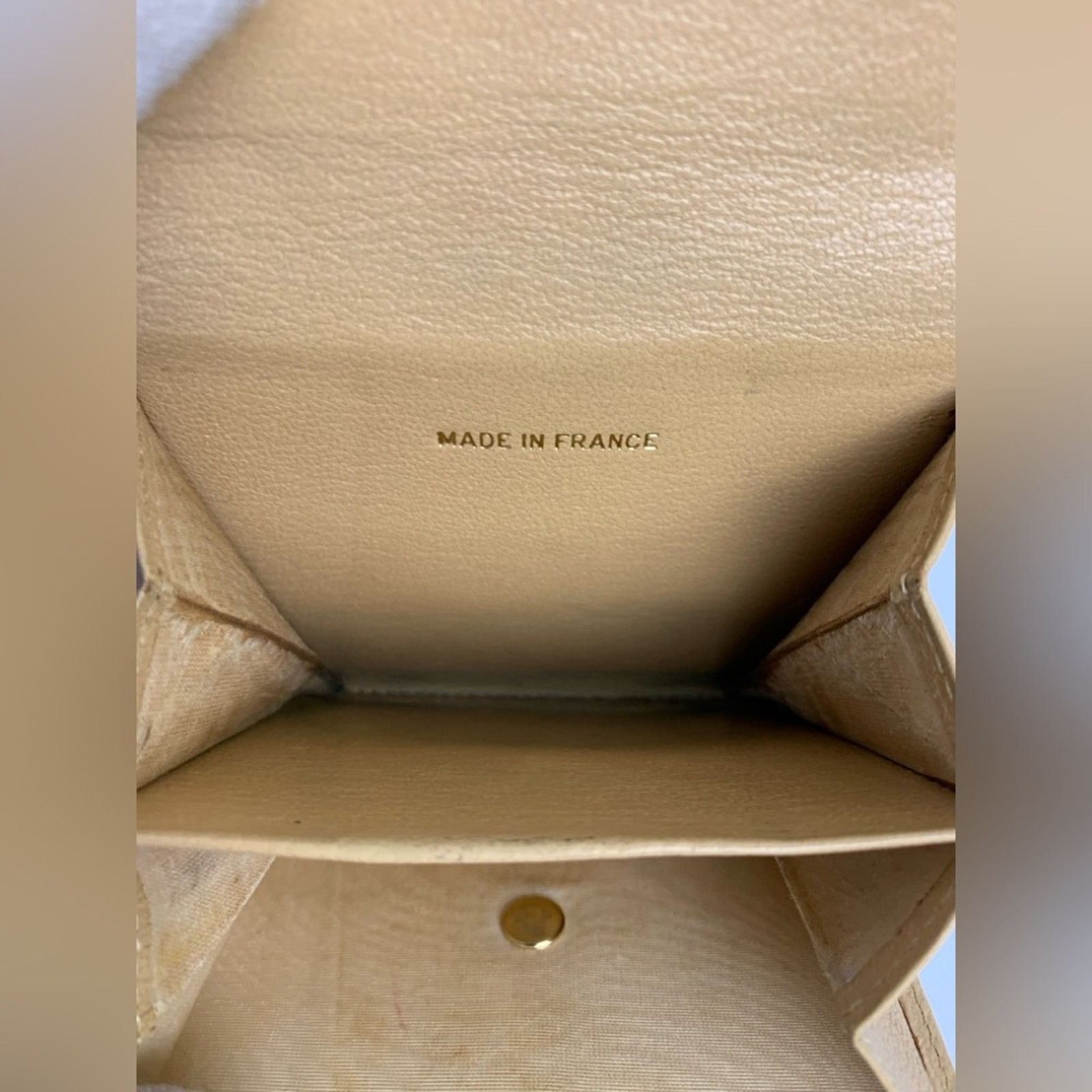 Chanel Authentic Chanel Tan Leather Wallet Tri fold Size ONE SIZE - 6 Thumbnail