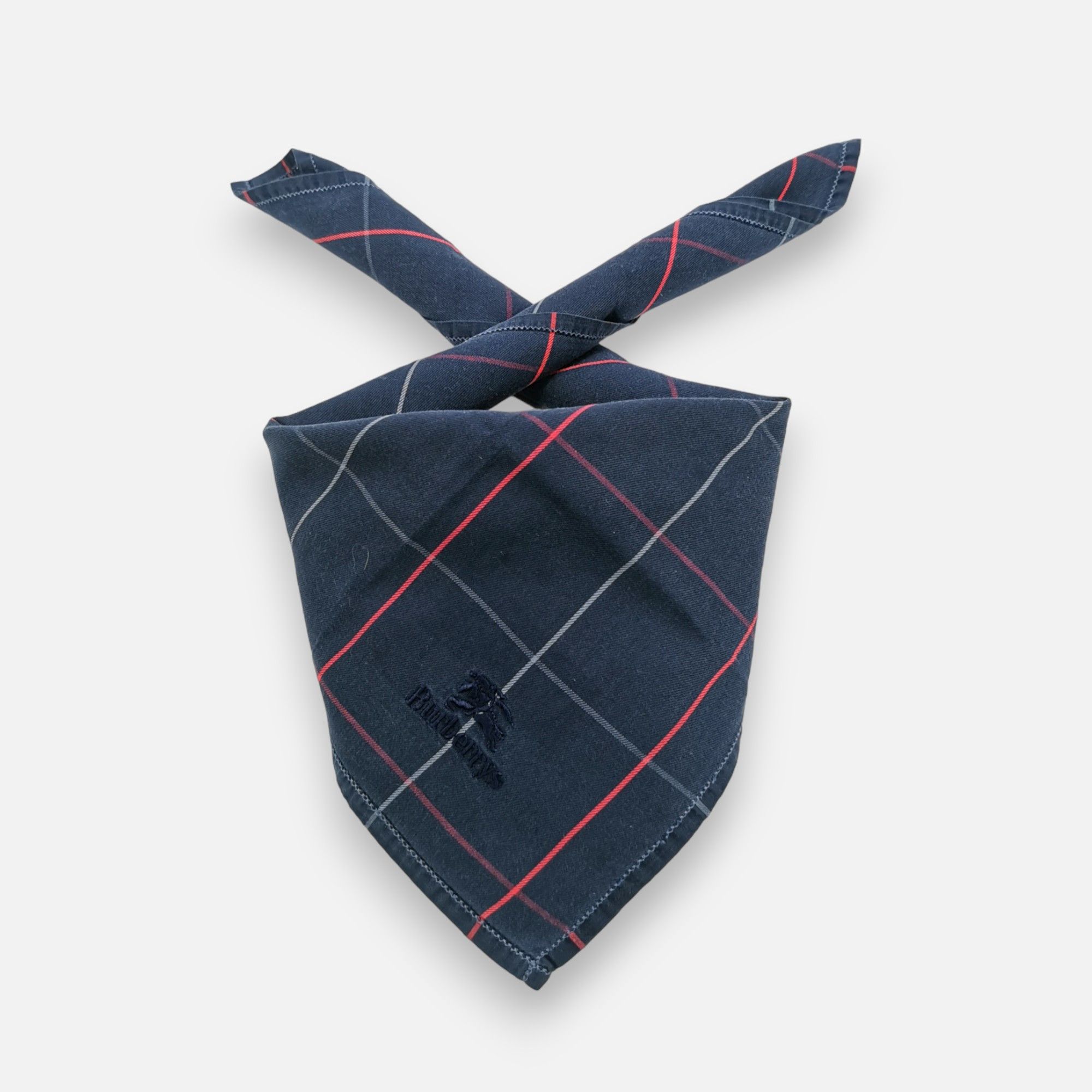Burberry Vintage Burberry Handkerchief Pocket Square Bandana Size ONE SIZE - 1 Thumbnail