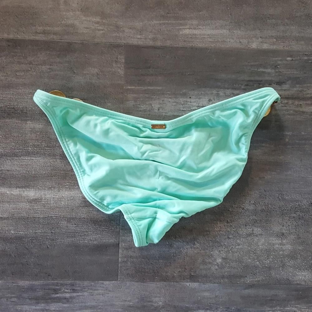Designer Mint Detailed Sofia Bikini Bottoms Size ONE SIZE - 2 Thumbnail