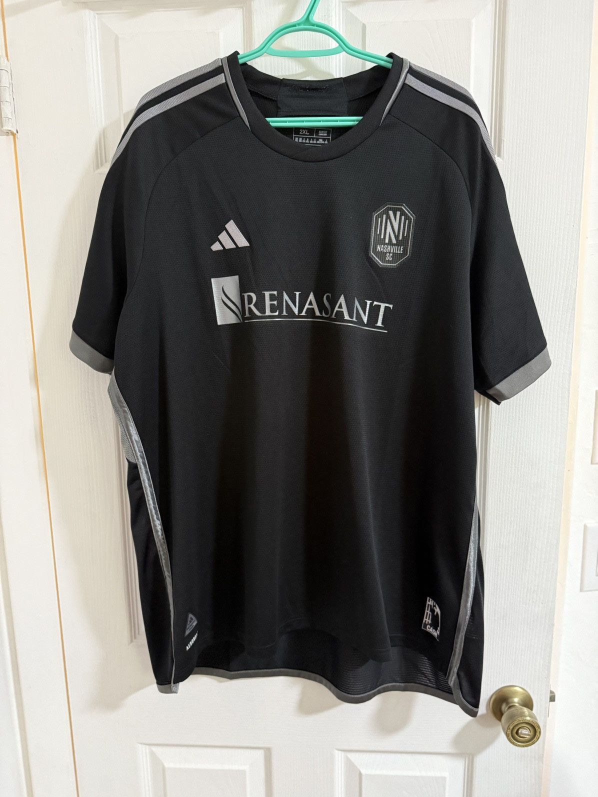 Adidas Adidas Nashville FC 23/24 away authentic Size US XXL / EU 58 / 5 - 1 Thumbnail