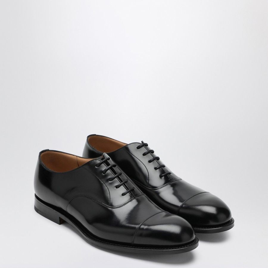 Church's o1d2blof0226 Leather Lace-Up Shoes in Black Size US 8 / EU 41 - 1 Thumbnail