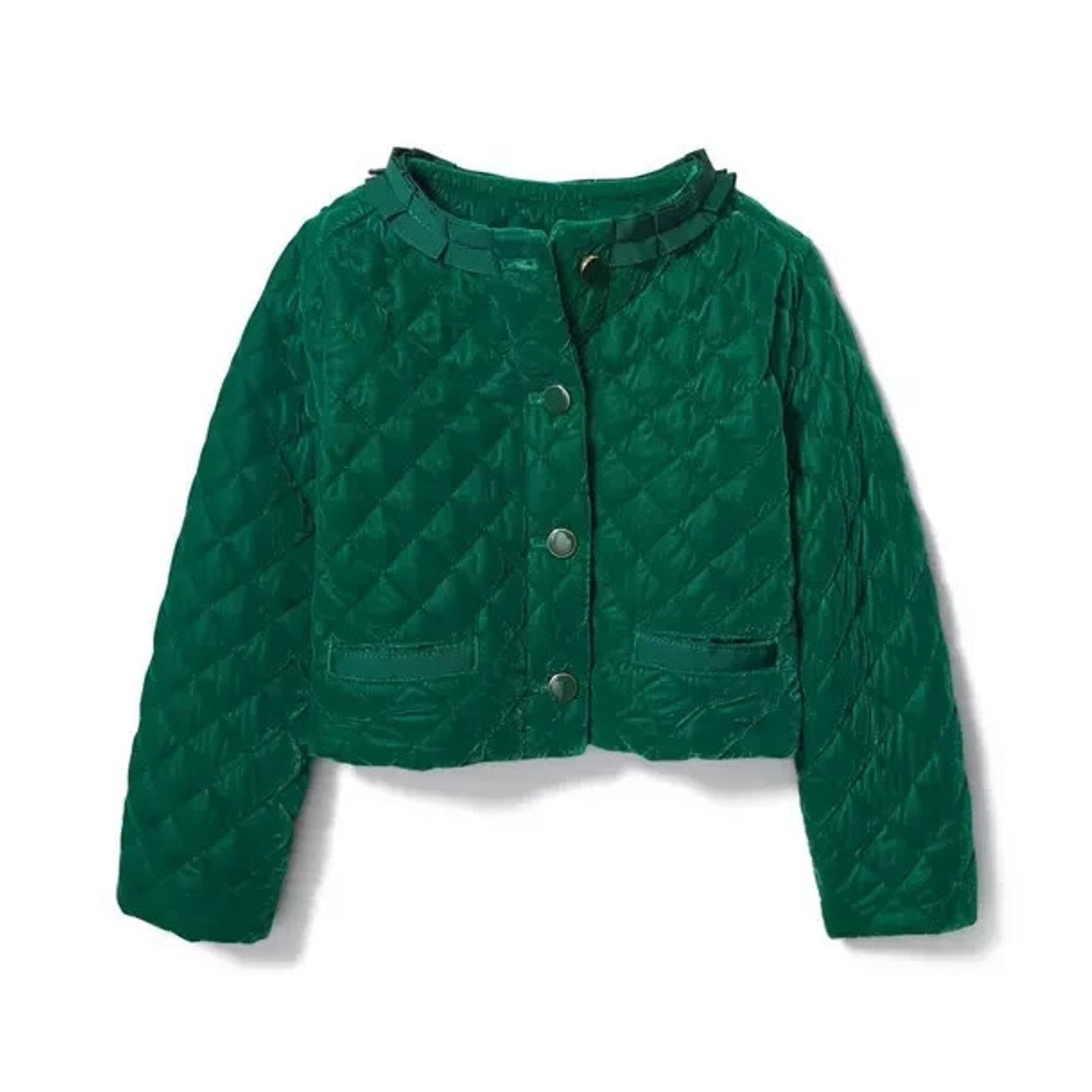 Jackman Janie and Lack Girl Velvet Quilted Size 7/8 A000901 Size 26 - 1 Thumbnail