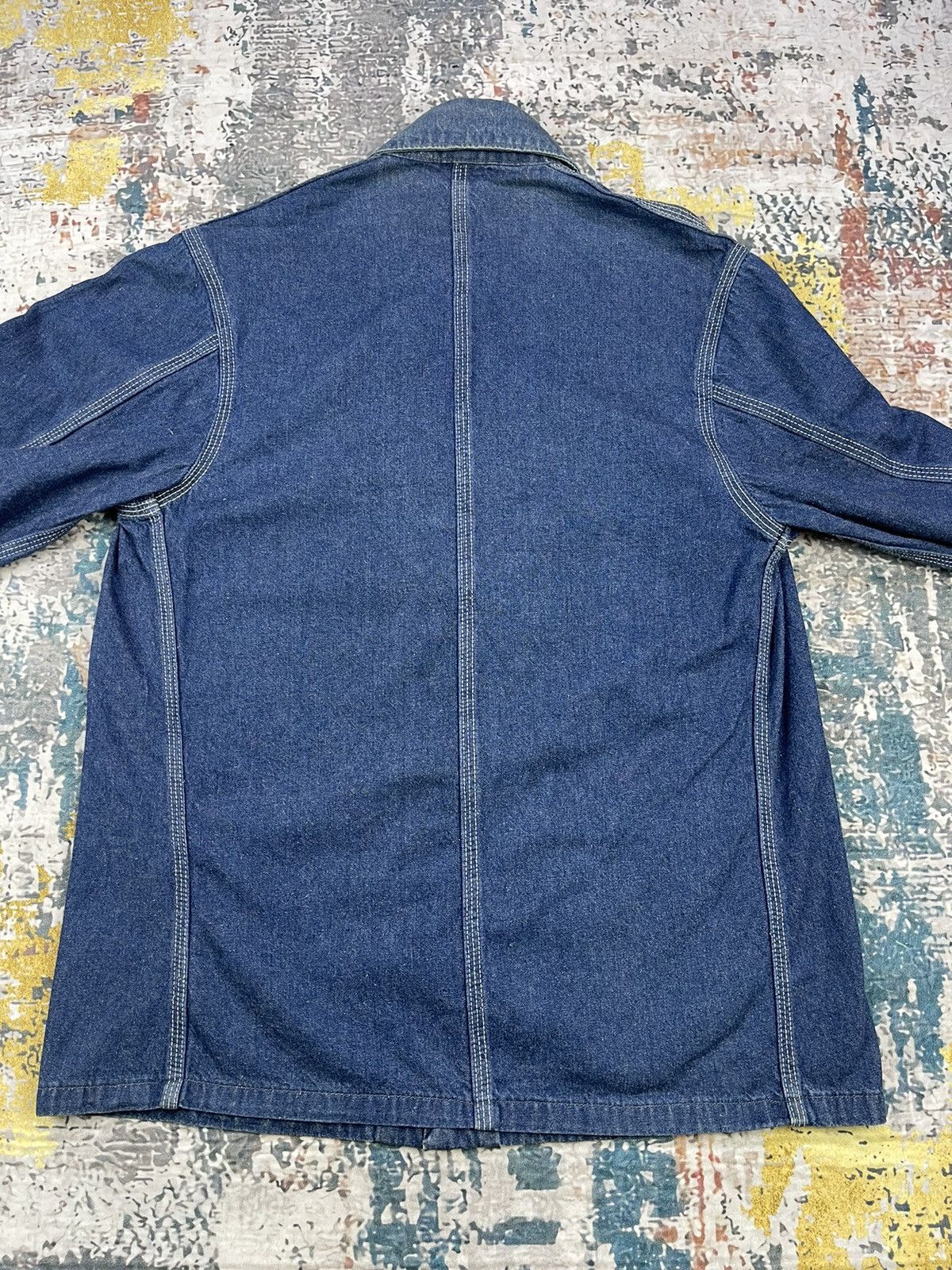 Carhartt Vtg 90s Carhartt Denim 5 Pocket Denim Chore Jackets Size US M / EU 48-50 / 2 - 7 Thumbnail