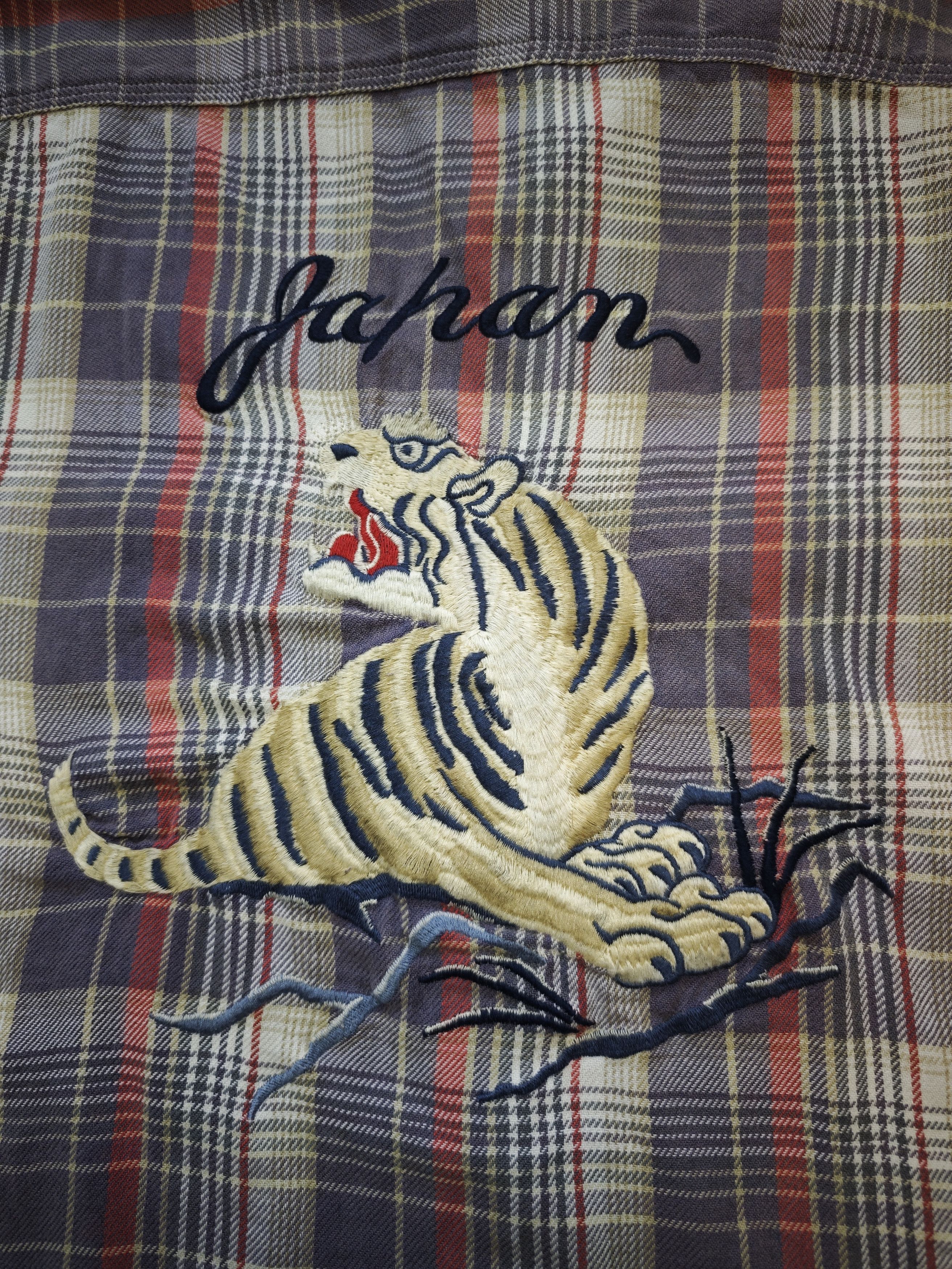 Polo Ralph Lauren Polo Ralph Lauren Plaid Embroidered Japan Tiger Flannel M Size US M / EU 48-50 / 2 - 2 Thumbnail
