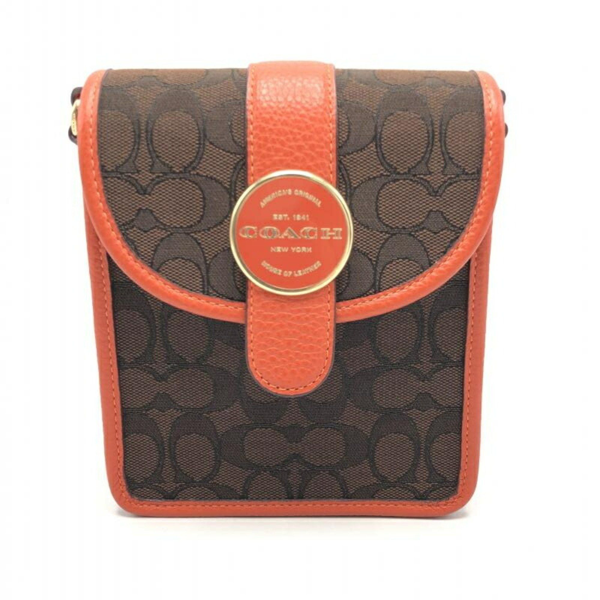 image of Coach Shoulder Bag Monogram F2291 C8321 in Brown, Women's