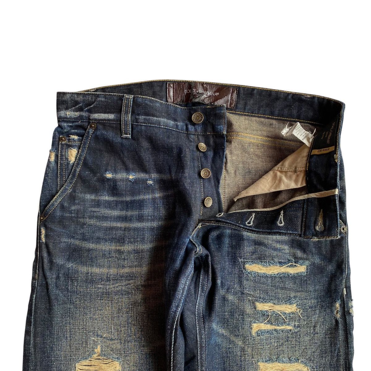 Dolce & Gabbana Dolce&Gabbana Distressed Denim Pants Size US 32 / EU 48 - 4 Thumbnail