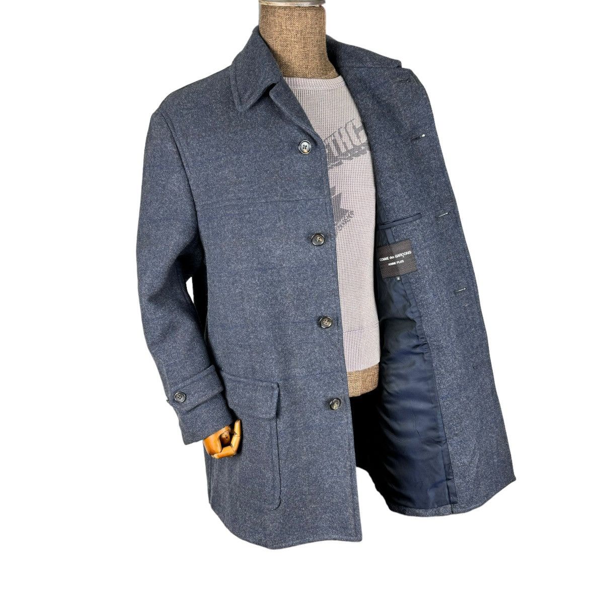 Comme des Garcons Homme Plus ☀️CDG HOMME PLUS AW1996 TWEED COAT JACKET Size US M / EU 48-50 / 2 - 5 Thumbnail