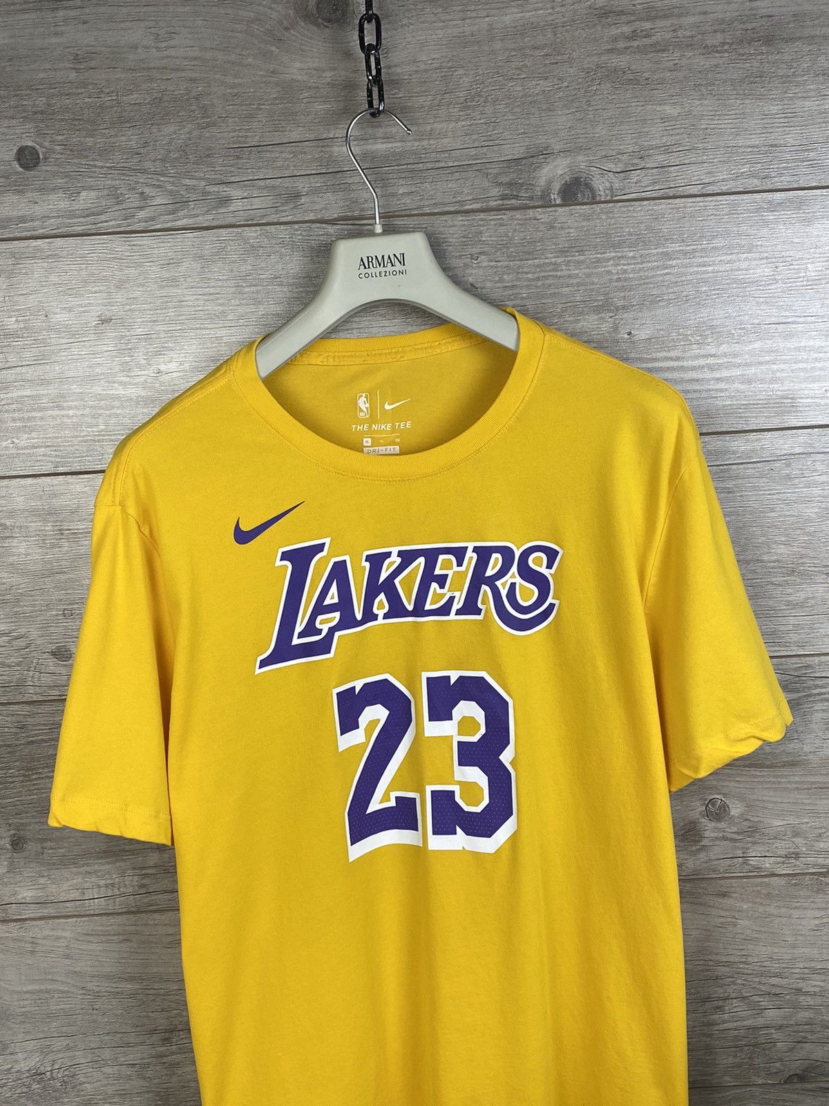Nike Nike James Lebron LAL Dry Tee BQ1540-743 size L Size US XL / EU 56 / 4 - 7 Thumbnail
