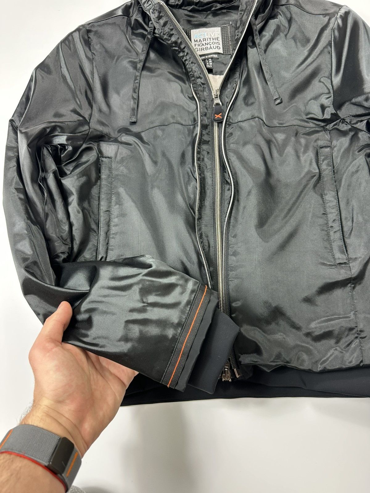 Marithe + Francois Girbaud Marithe Francois Girbaud Hooded Zip Jacket Double Zip Black Size M / US 6-8 / IT 42-44 - 13 Thumbnail