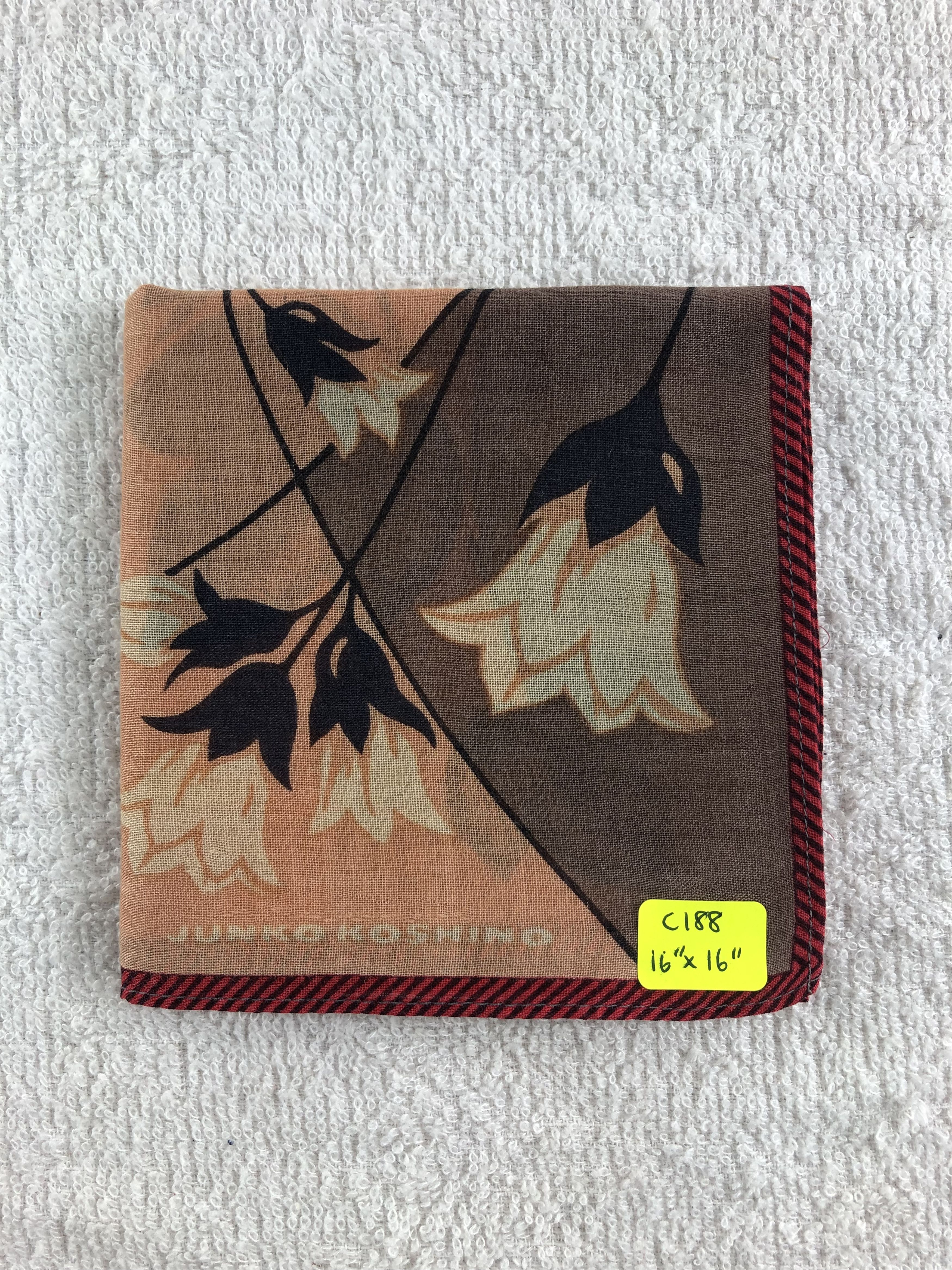 Mr. Junko Junko Koshino Handkerchief / Bandana / Neckerchief C188 Size ONE SIZE - 6 Thumbnail