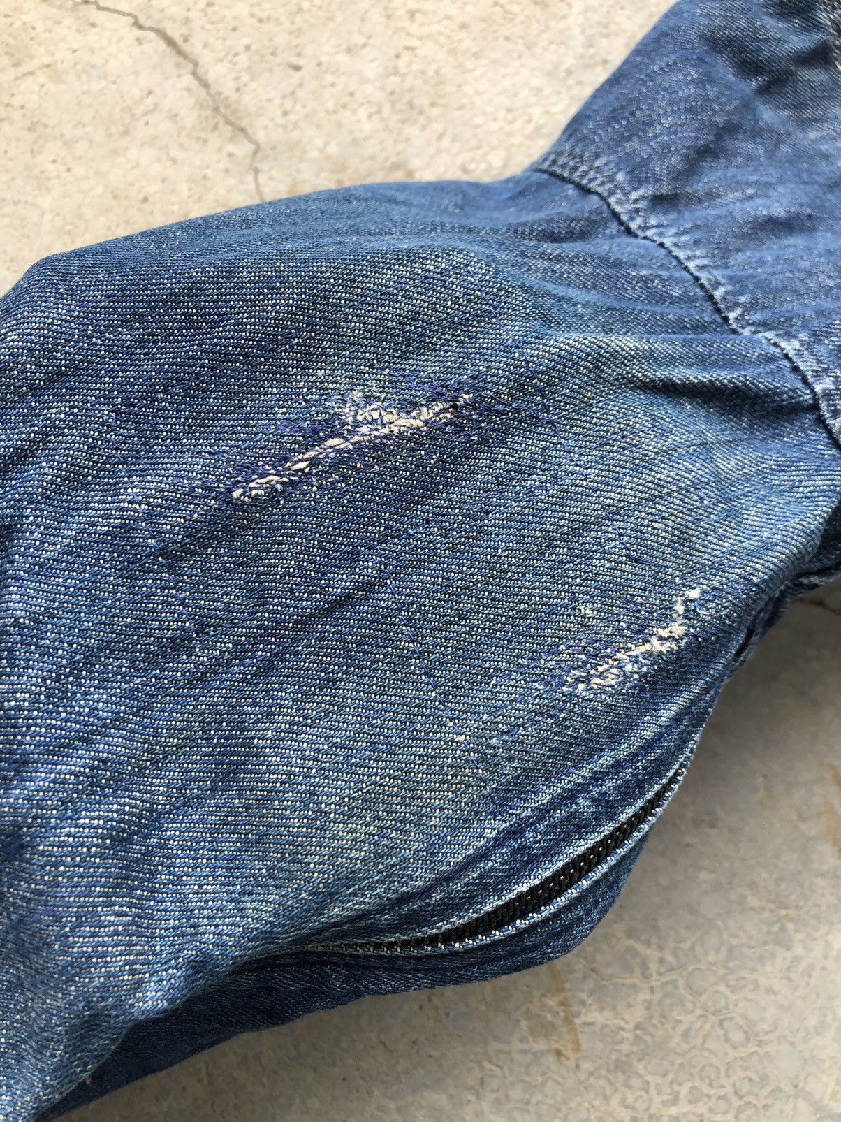 Designer BAGGY GSTAR VINTAGE BIKER STYLE DENIM Size US 31 - 4 Thumbnail