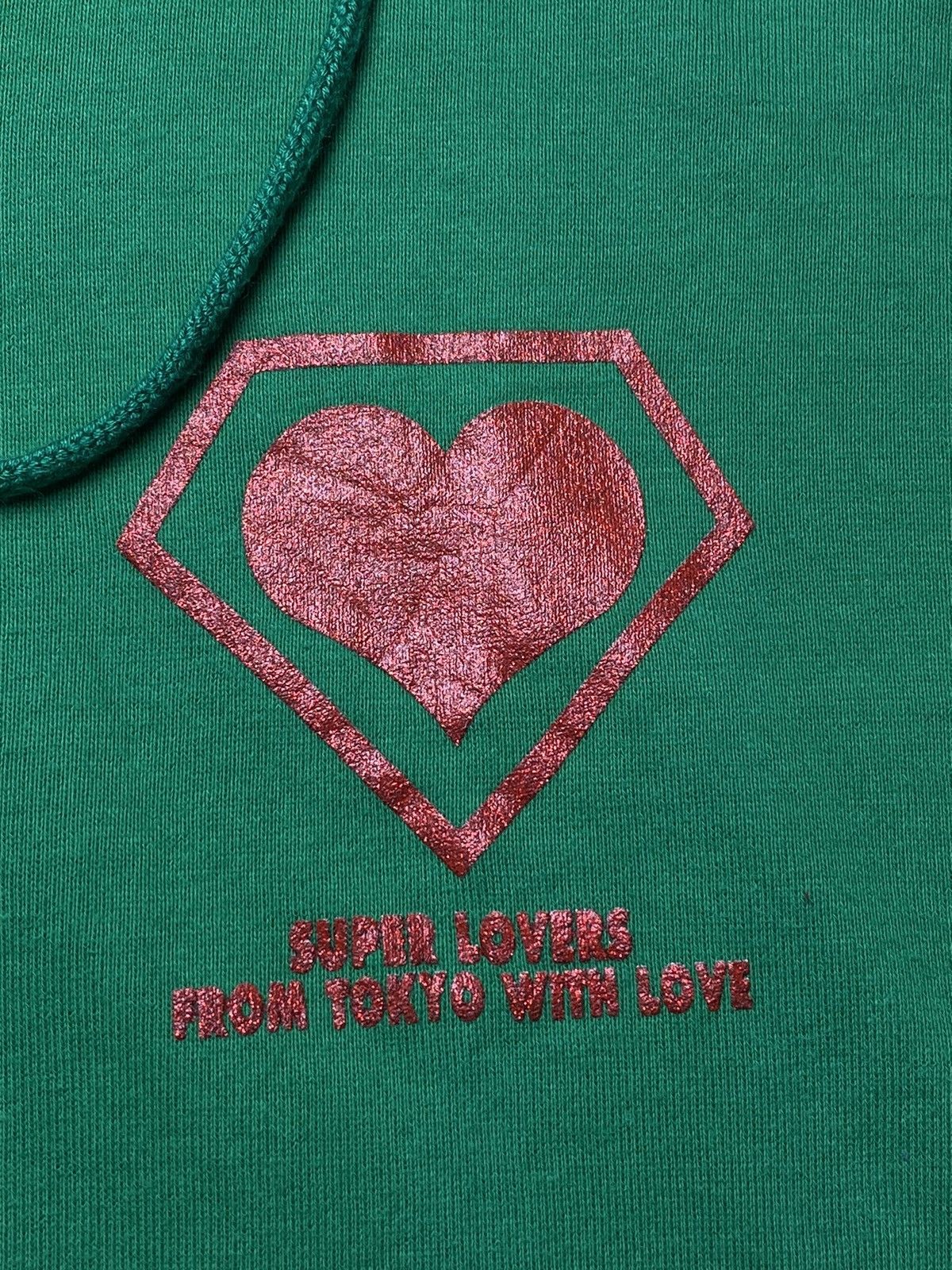 Angel Blue 2000s Super Lovers - Green Zip Hoodie Size US M / EU 48-50 / 2 - 5 Thumbnail