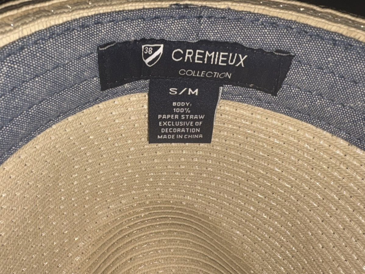 Daniel Cremieux Cremieux Straw Raffia Fedora NEW Size ONE SIZE - 13 Thumbnail