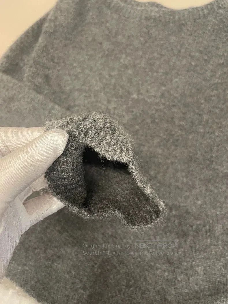 The Row TheRow Black Gray Cashmere Sweater . Size US S / EU 44-46 / 1 - 6 Thumbnail